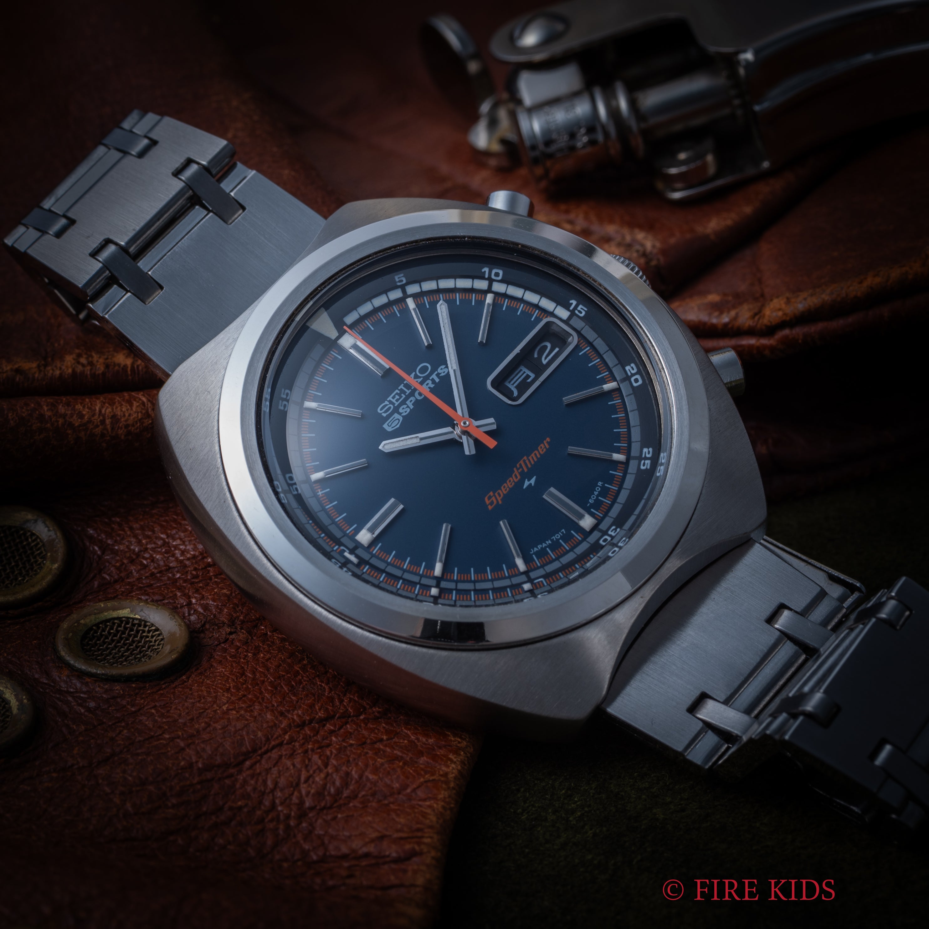 セイコー 5スポーツ スピードタイマー 1971年製 Ref.7017-6040 Cal.7017A 自動巻きクロノグラフ