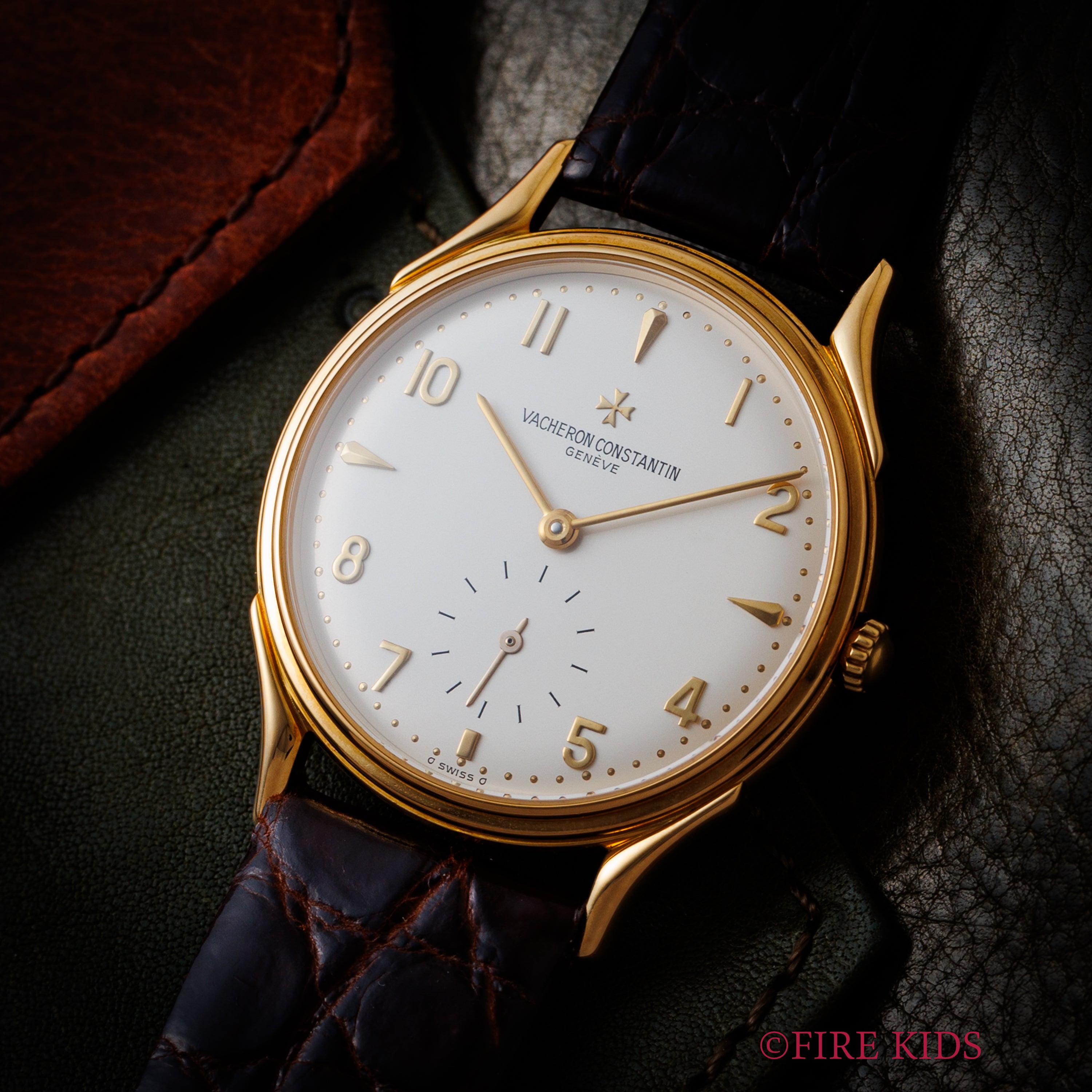 ヴァシュロン・コンスタンタン クラシックジュビリー 1990年代製 手巻き 18金無垢イエローゴールド 箱、ギャランティー、純正金無垢尾錠付き