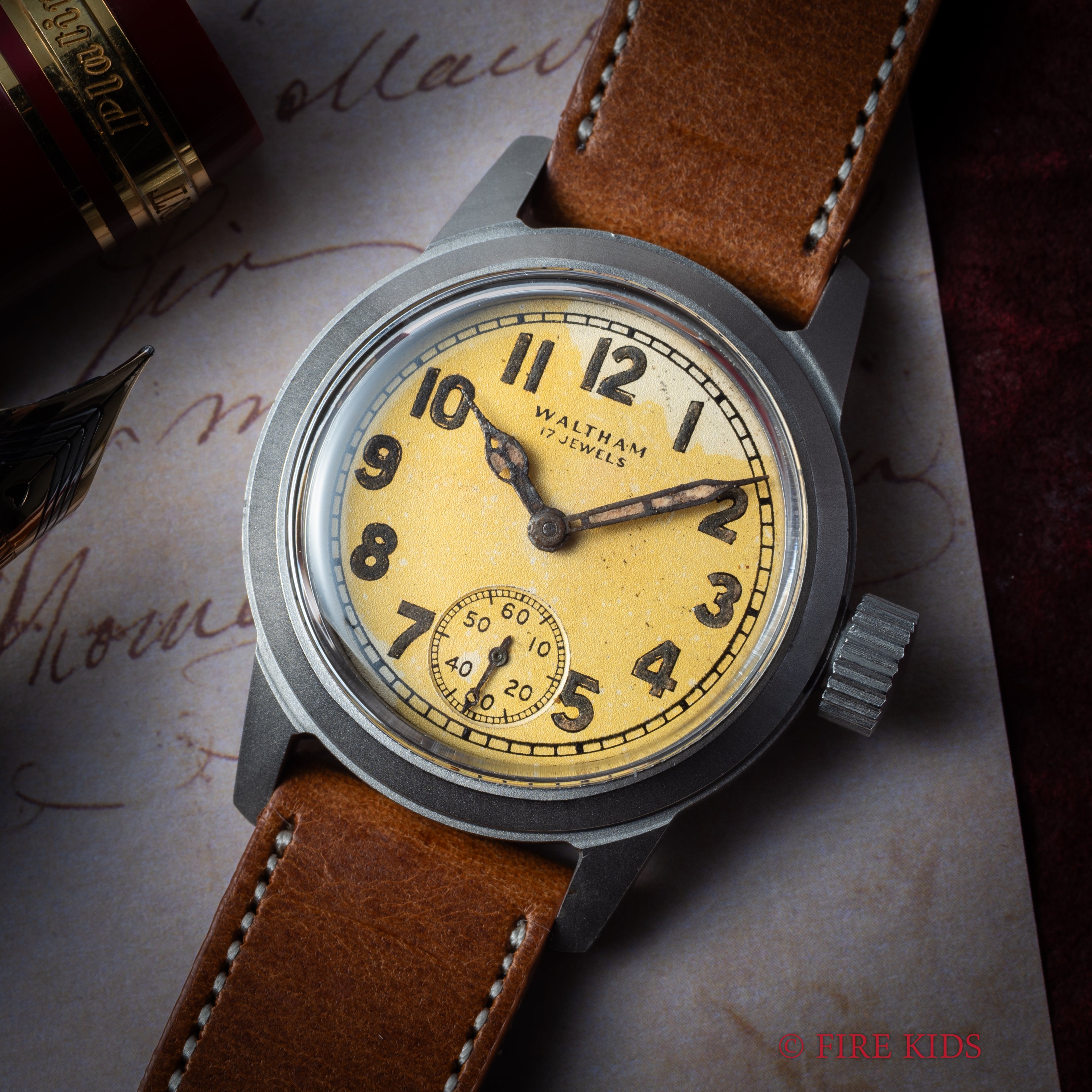 ウォルサム アメリカ軍用時計 第2次世界大戦 1940年代製 手巻き スモールセコンド アメリカ陸軍