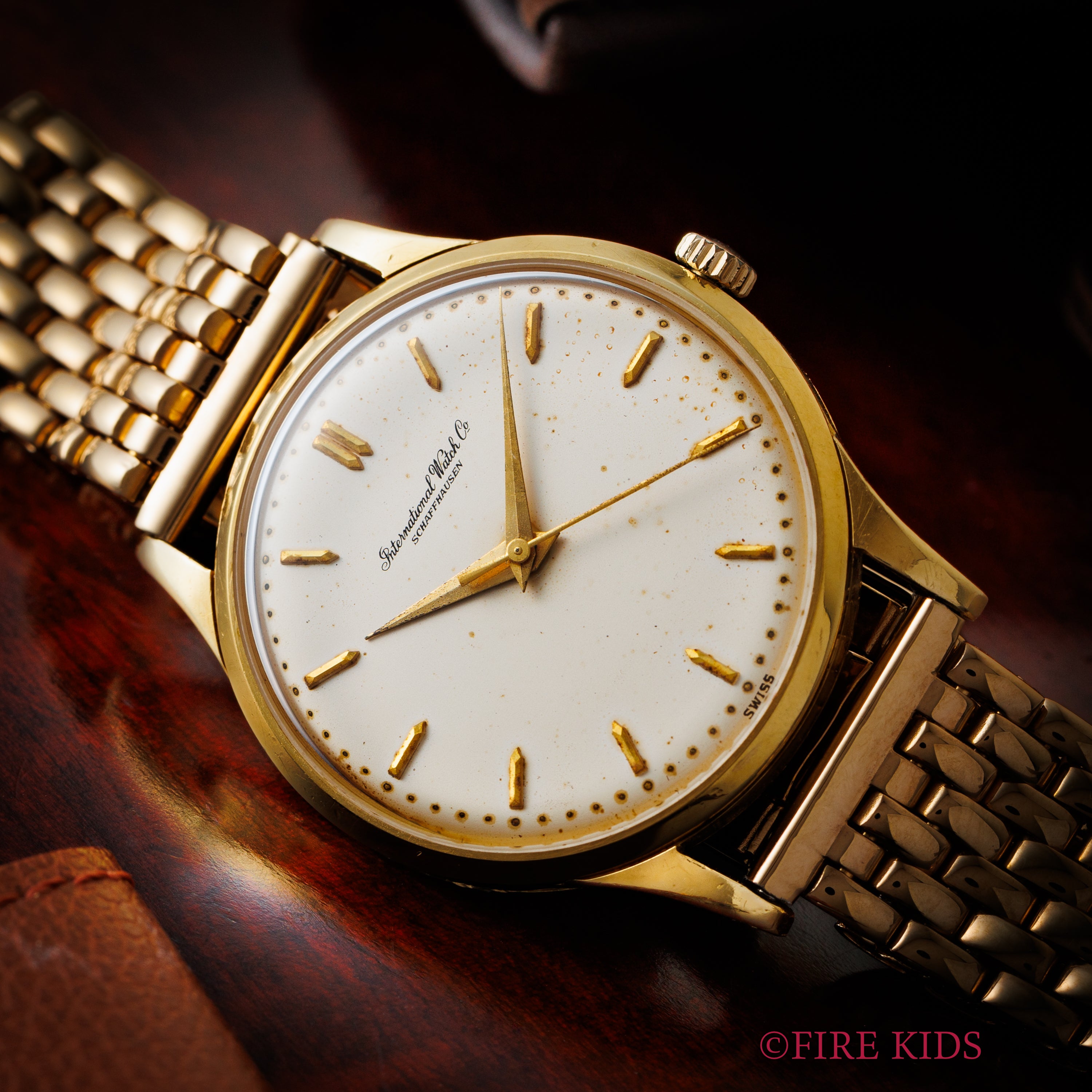 IWC Cal.89 1962年製 18金無垢イエローゴールド 手巻き ラウンドケース