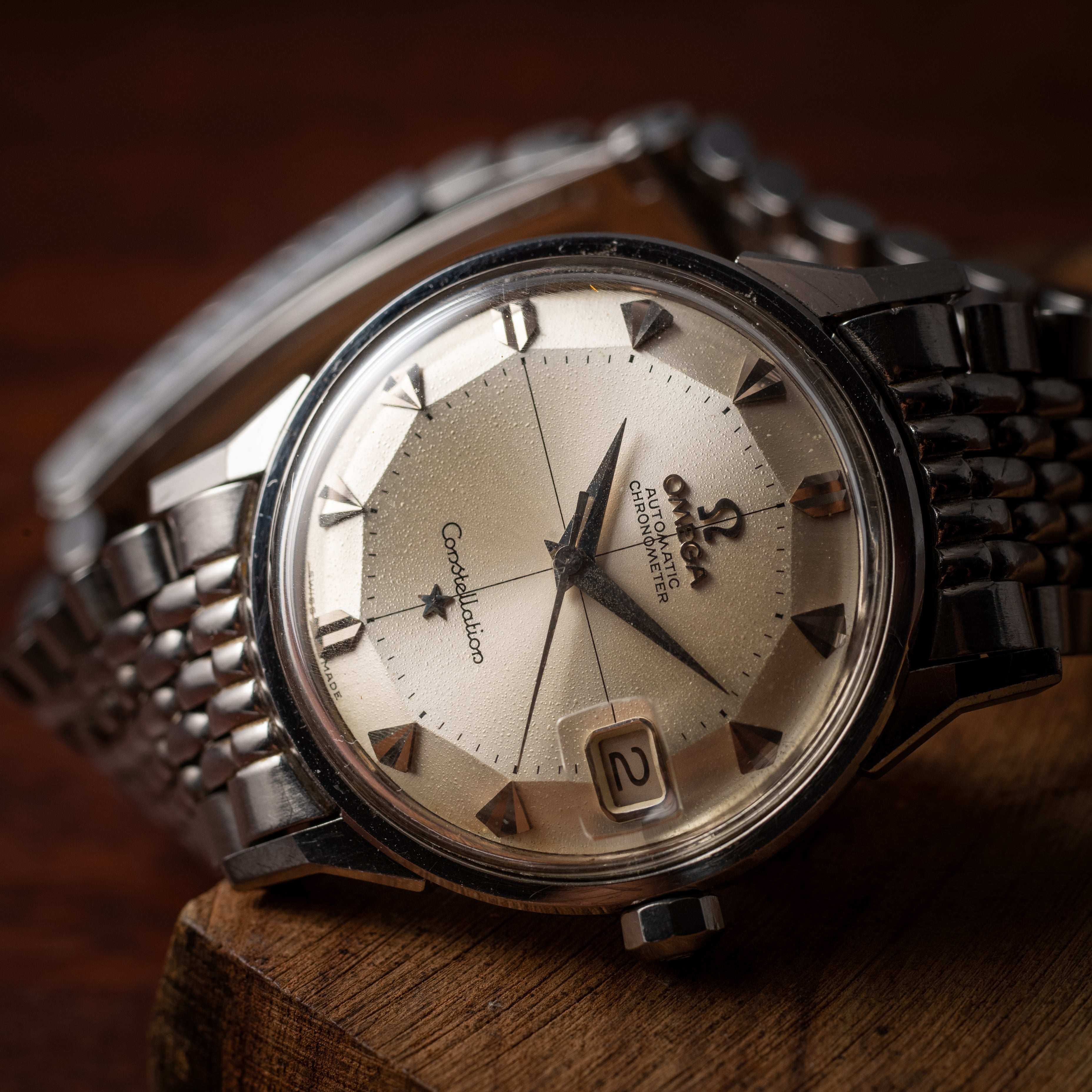 オメガ コンステレーション 12角ダイヤル 1962年製 ブレス付き Ref.14902 62SC