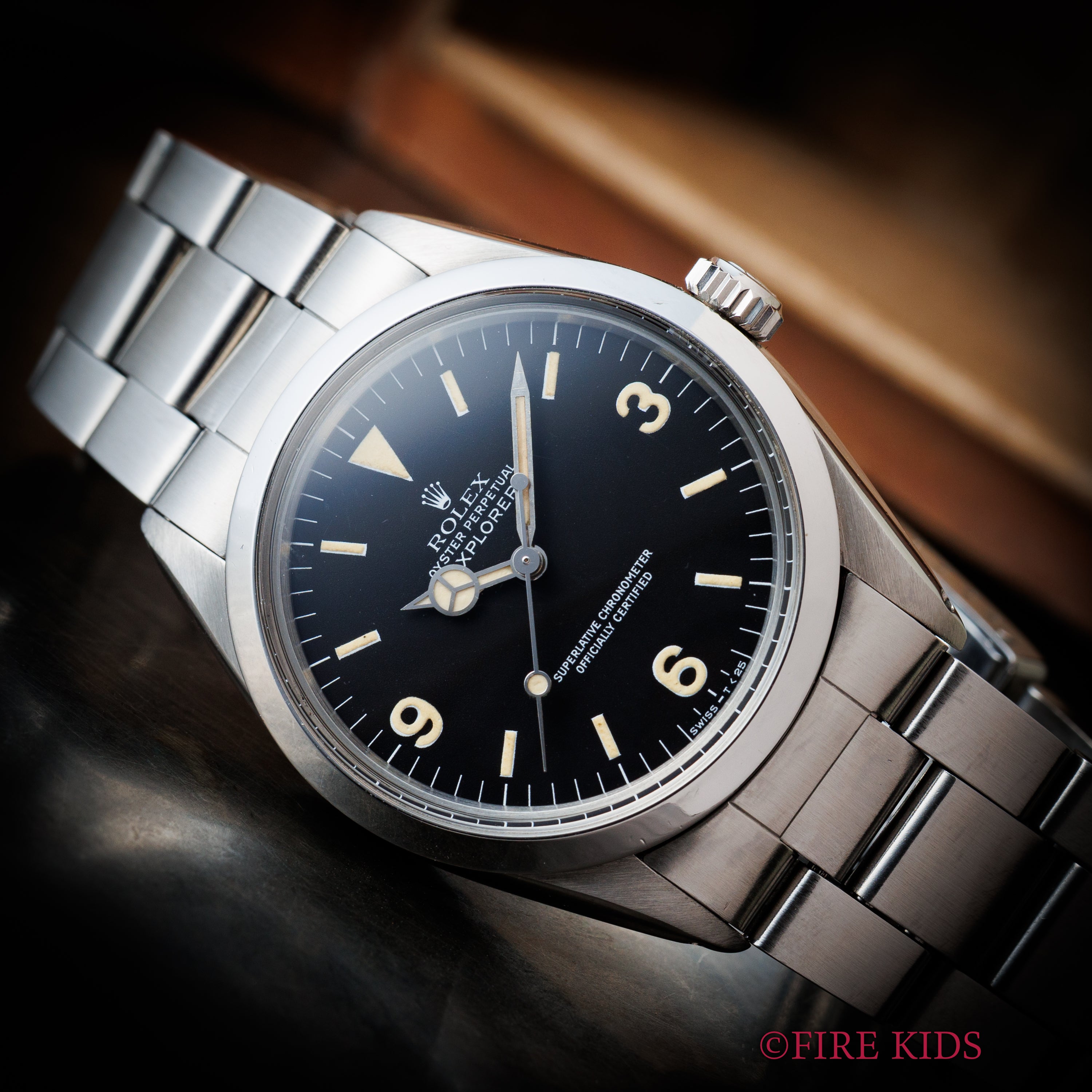 ロレックス エクスプローラー 1983年製 Ref.1016後期 マーク3ダイアル 修理保証書