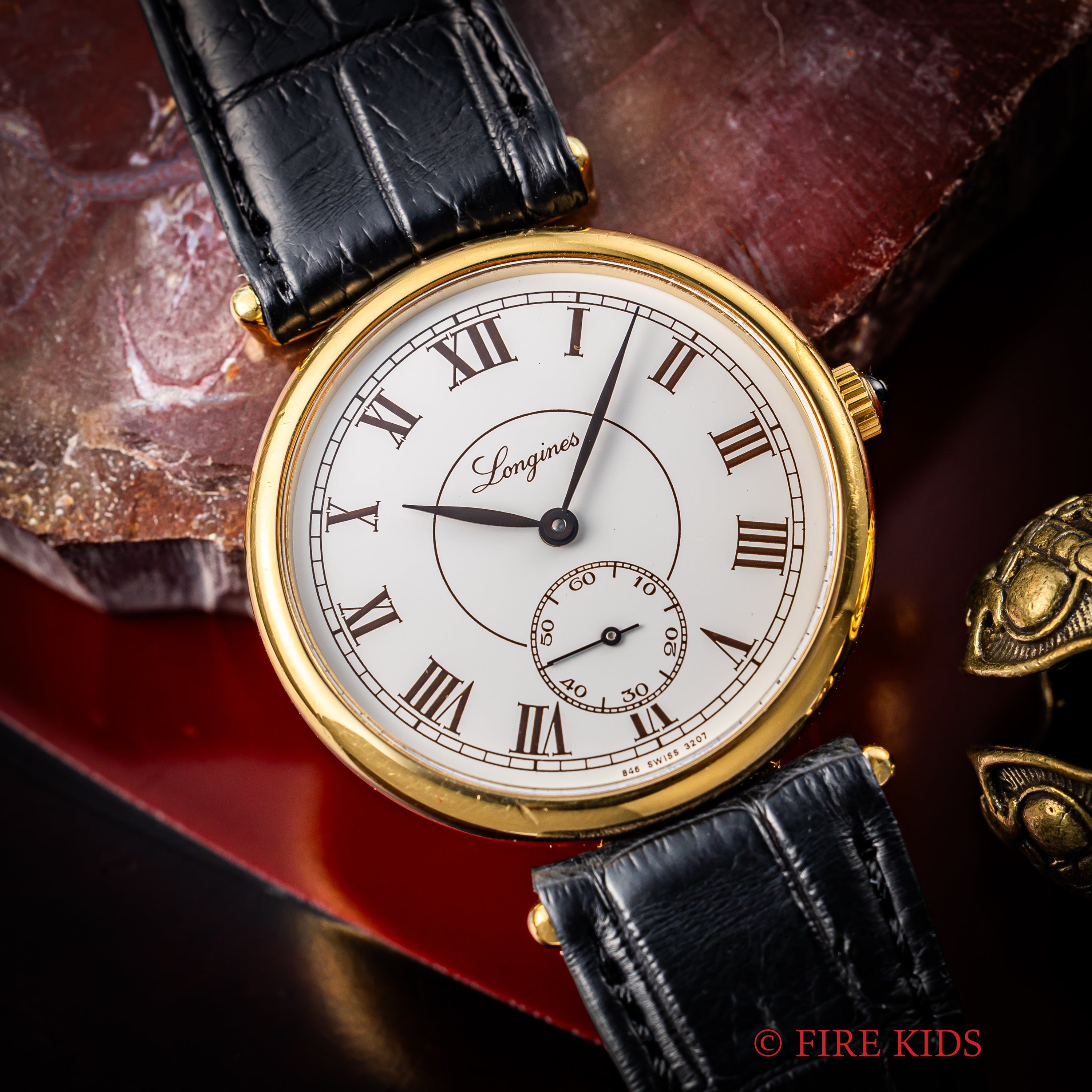 ロンジン 1982年製 150周年記念モデル スモールセコンド ローマンダイヤル 手巻