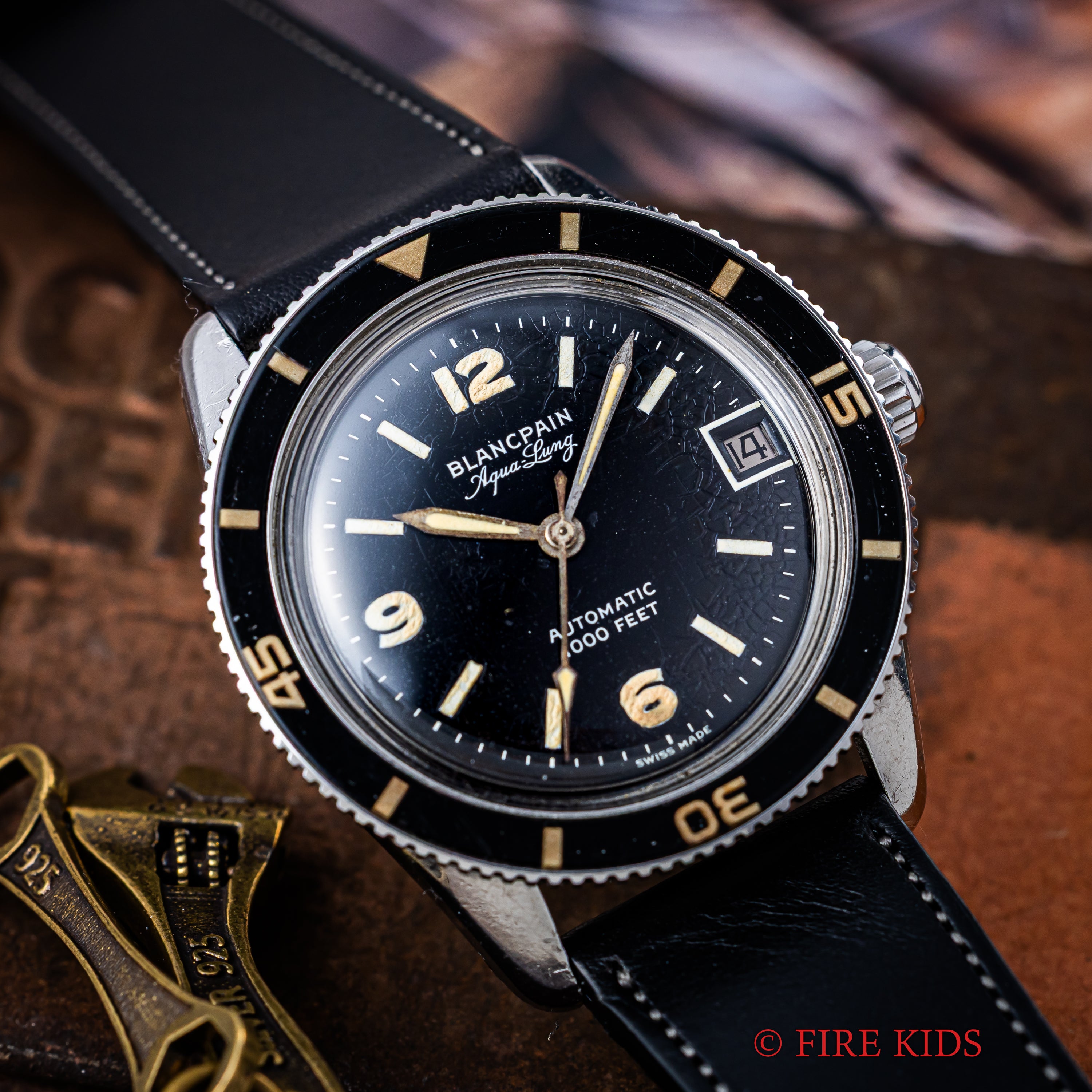 ブランパン アクアラング 1960年代製 自動巻 Cal.R.585 2022年メーカー修理レポート