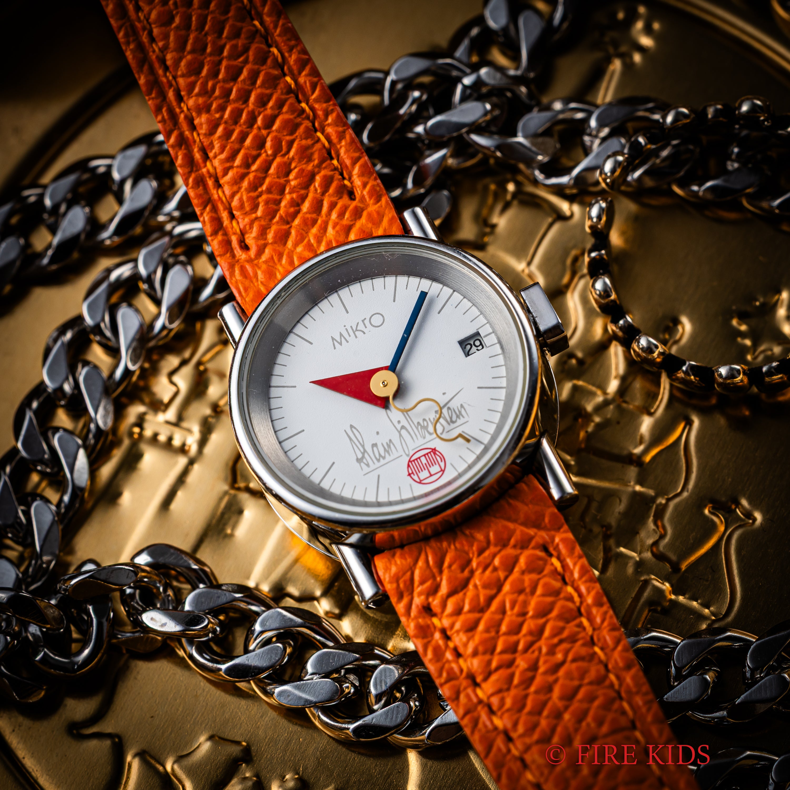 アラン・シルベスタイン MIKRO 1990年代製 自動巻 レディースウオッチ スケルトンバック