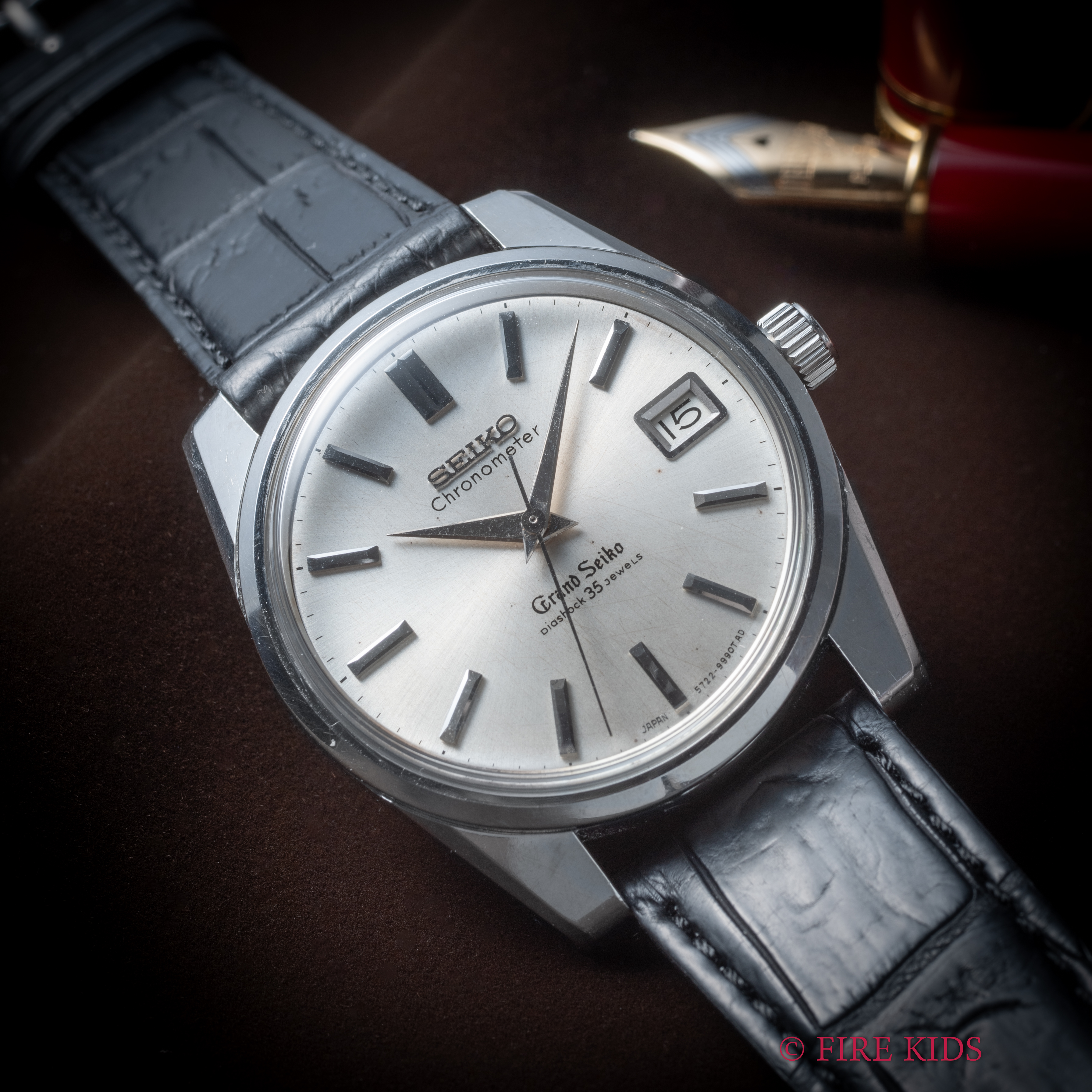 グランドセイコー 2nd前期 セルフデーター 1966年製 Ref.5722-9990 57GS クロノメーター 獅子メダル