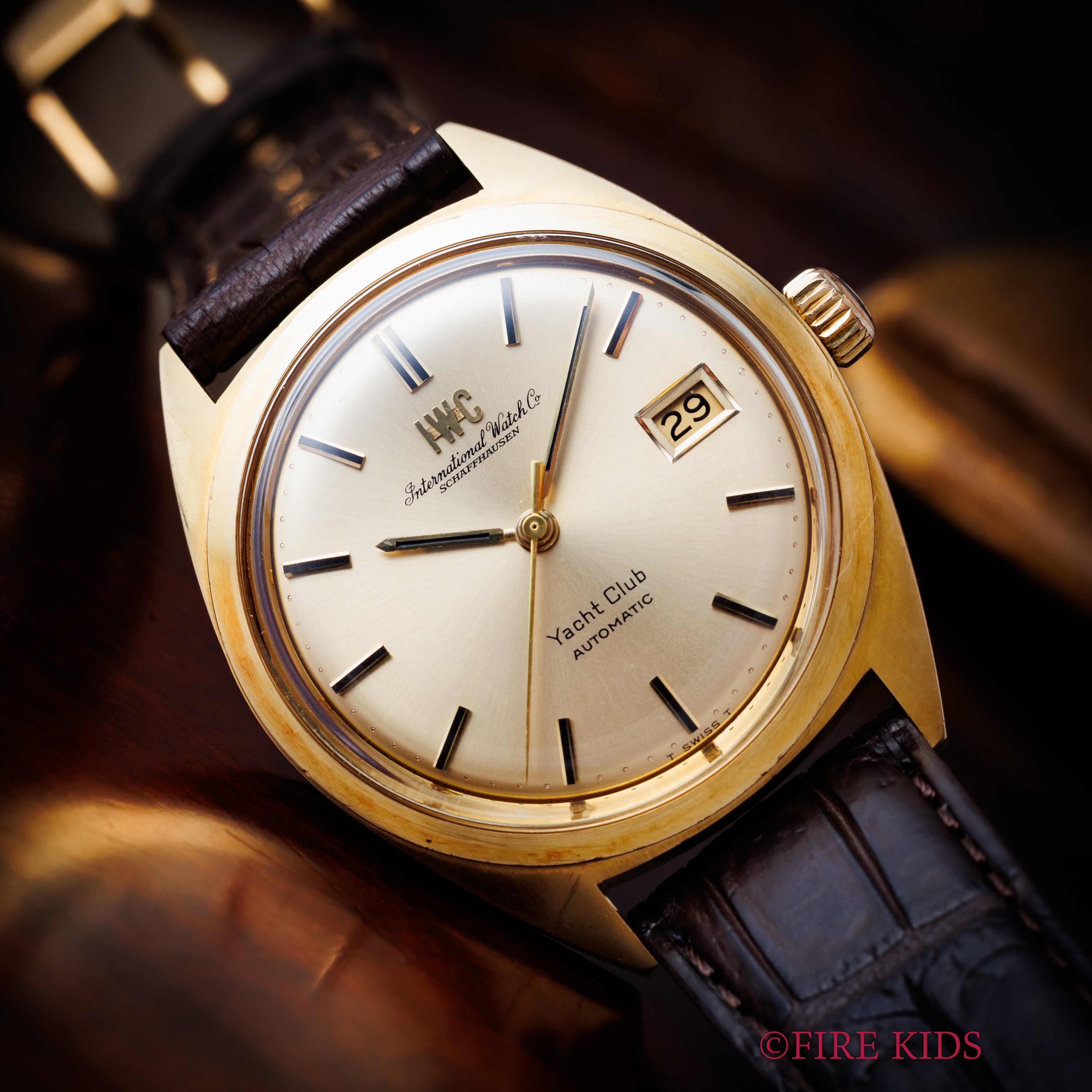 IWC ヨットクラブ 1967年製 Ref.R811A 18金イエローゴールド