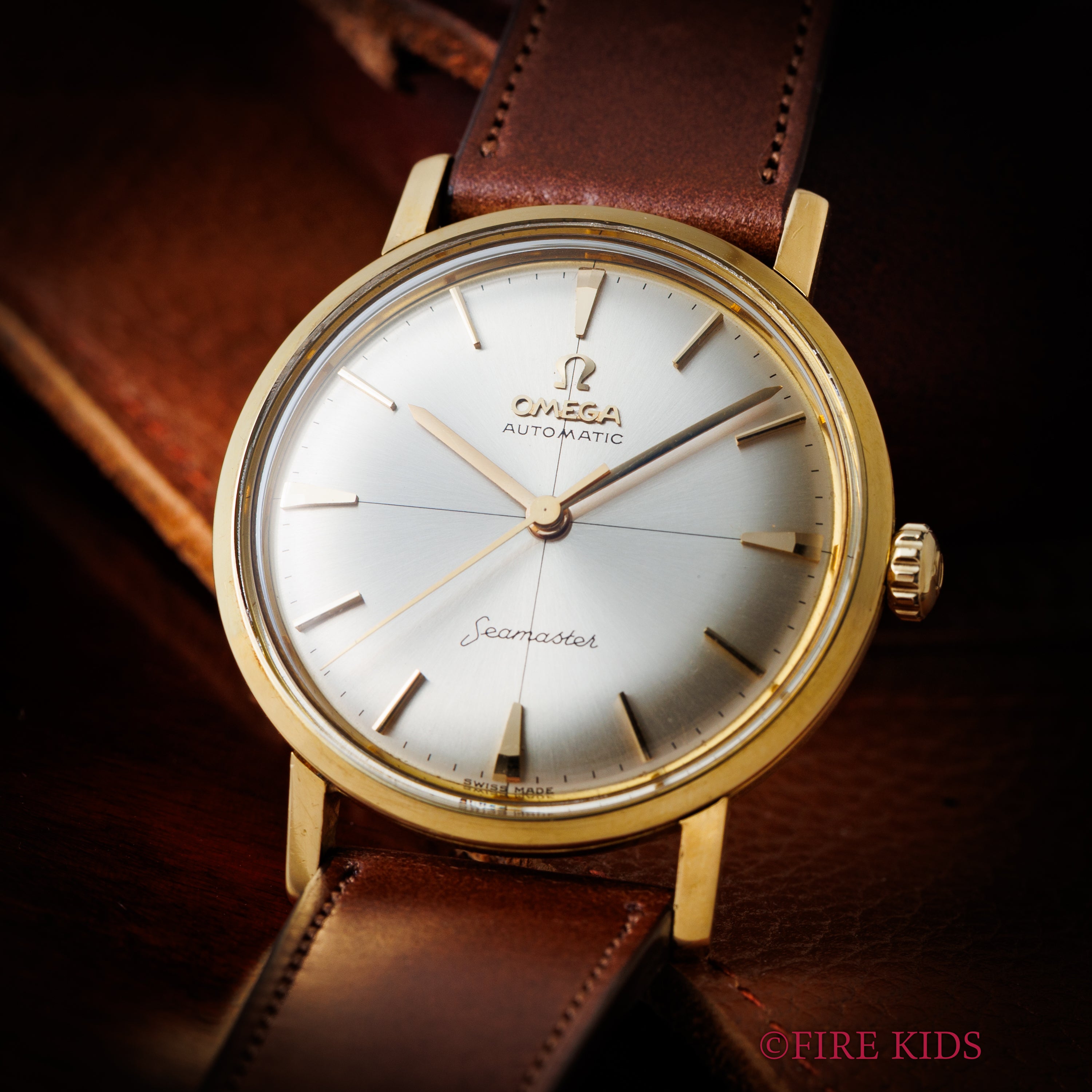 オメガ シーマスター クロスライン 18金無垢イエローゴールド 自動巻き