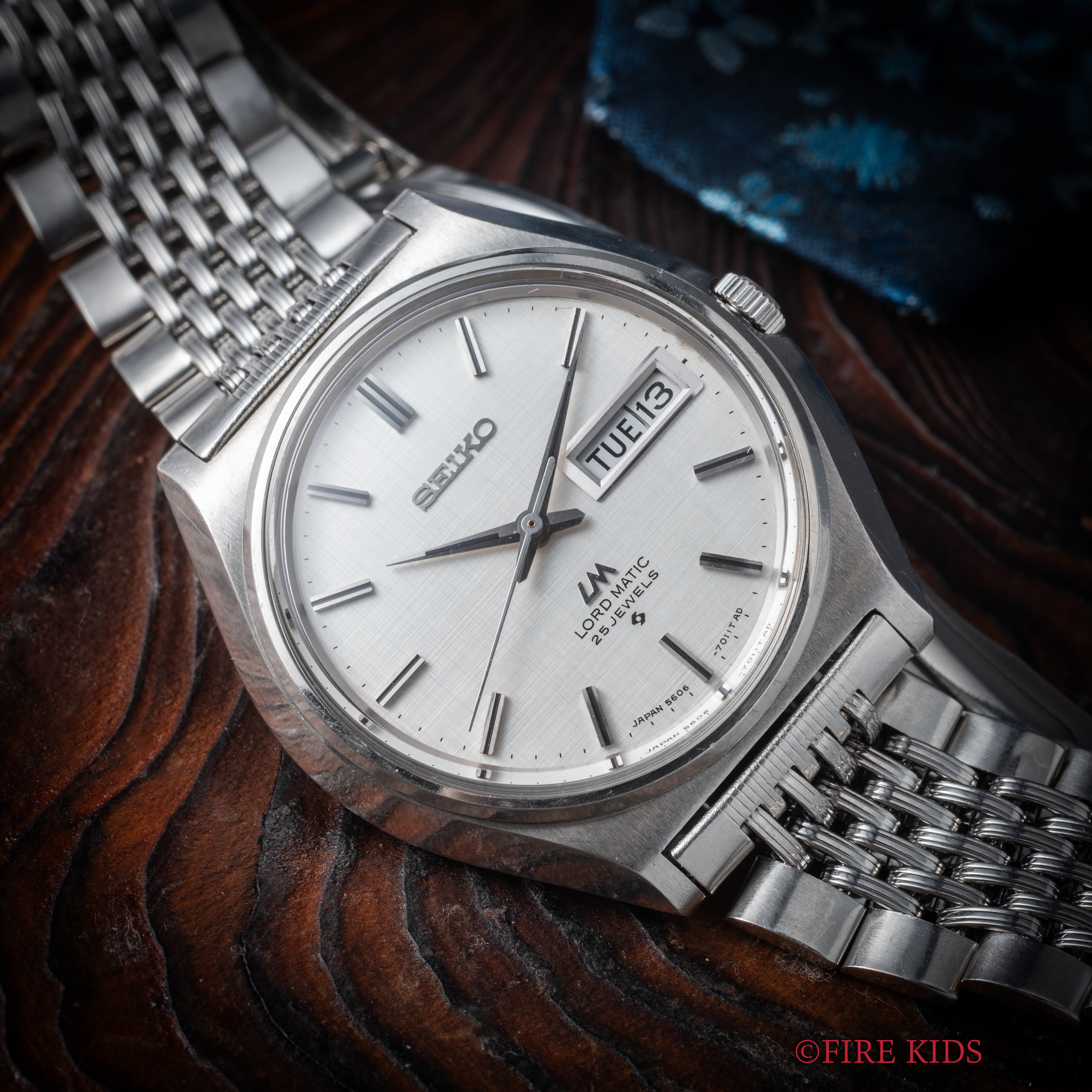 セイコー LM Ref.5606-7010 1969年製 自動巻き 純正ブレス付き