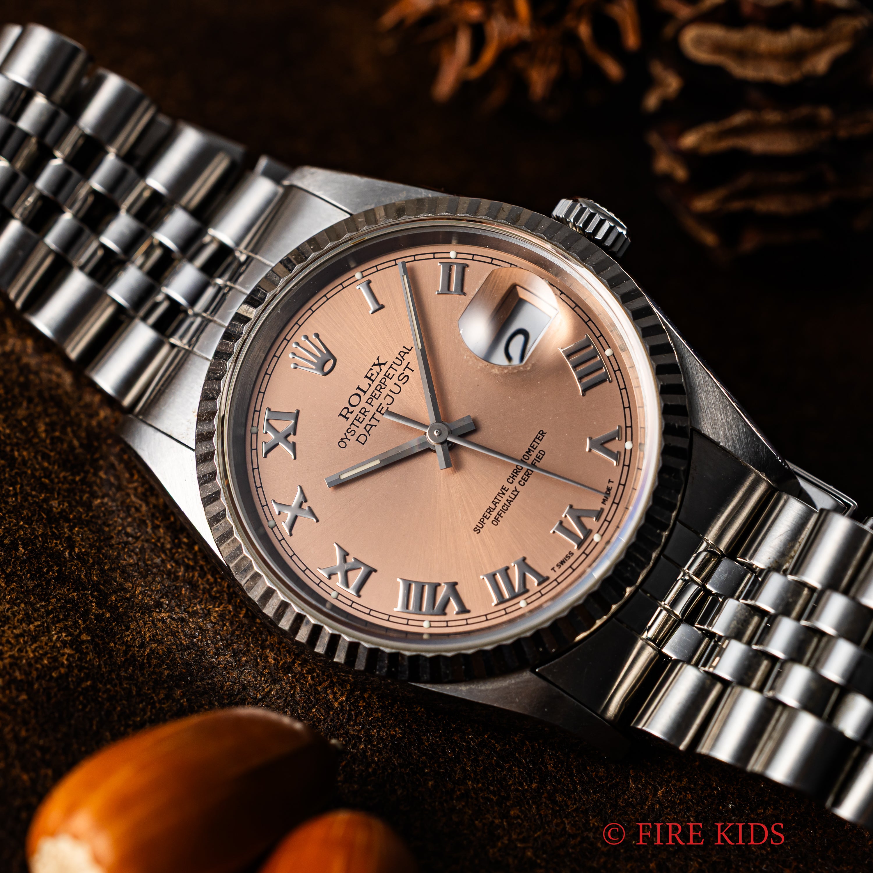 ロレックス デイトジャスト 1994~95年製 ピンクローマンダイヤル Ref.16234 純正ブレス