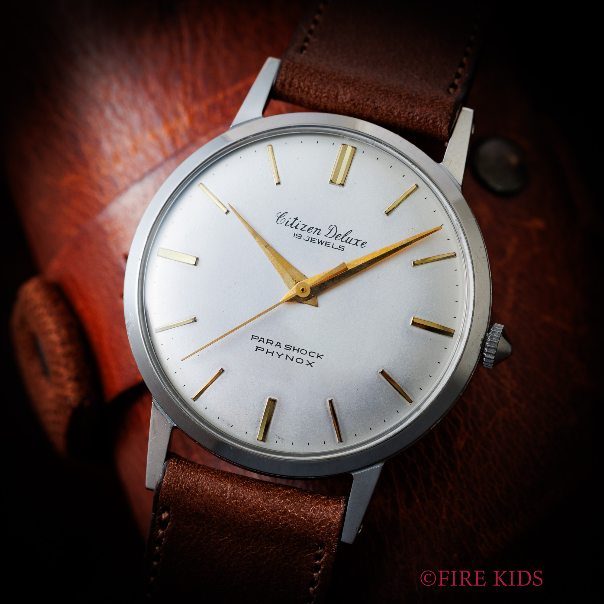 シチズン デラックス 19石 1958年製 手巻き 中三針