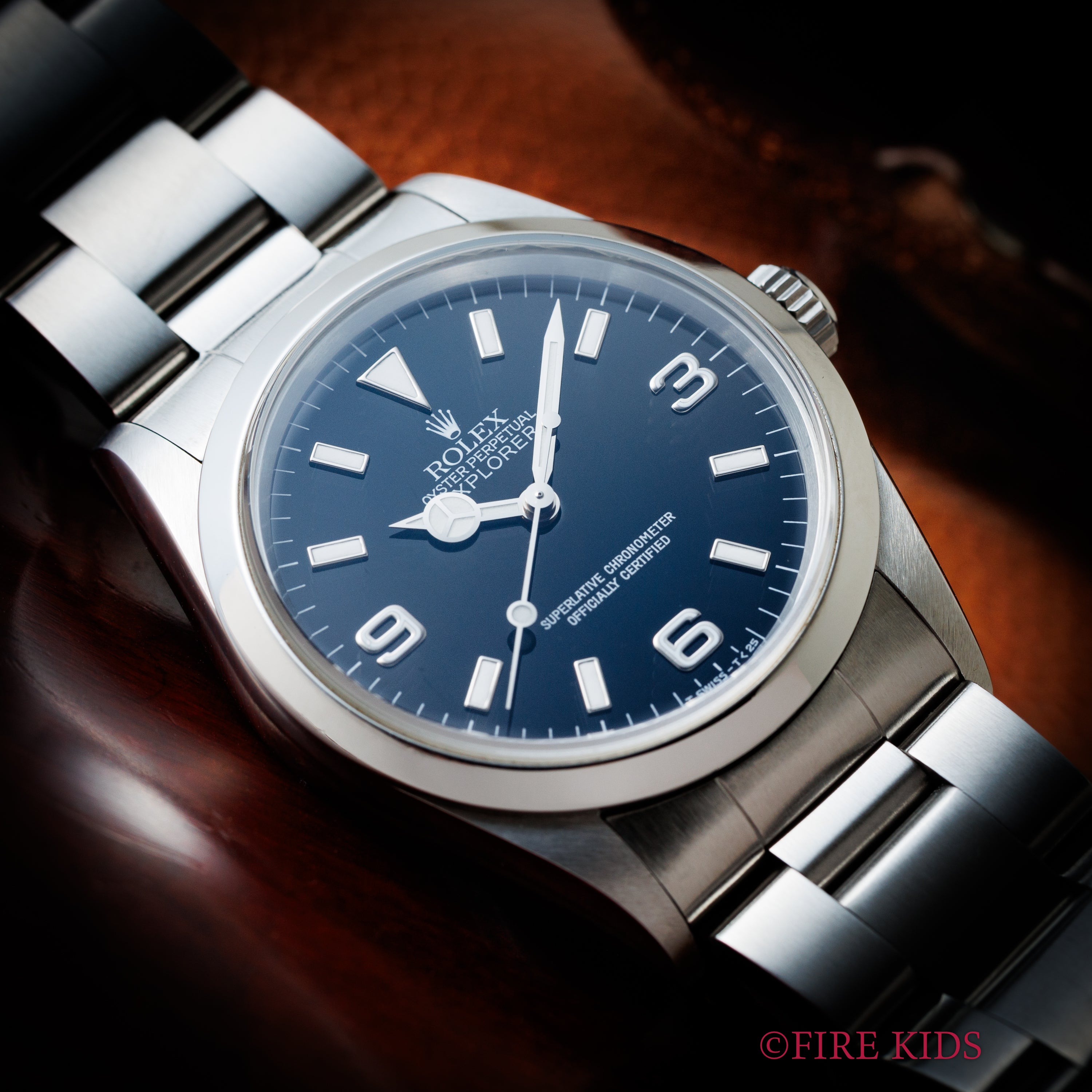 ロレックス エクスプローラー 1996年製 Ref.14270 トリチウム夜光 純正シングルロックブレス ギャラ付