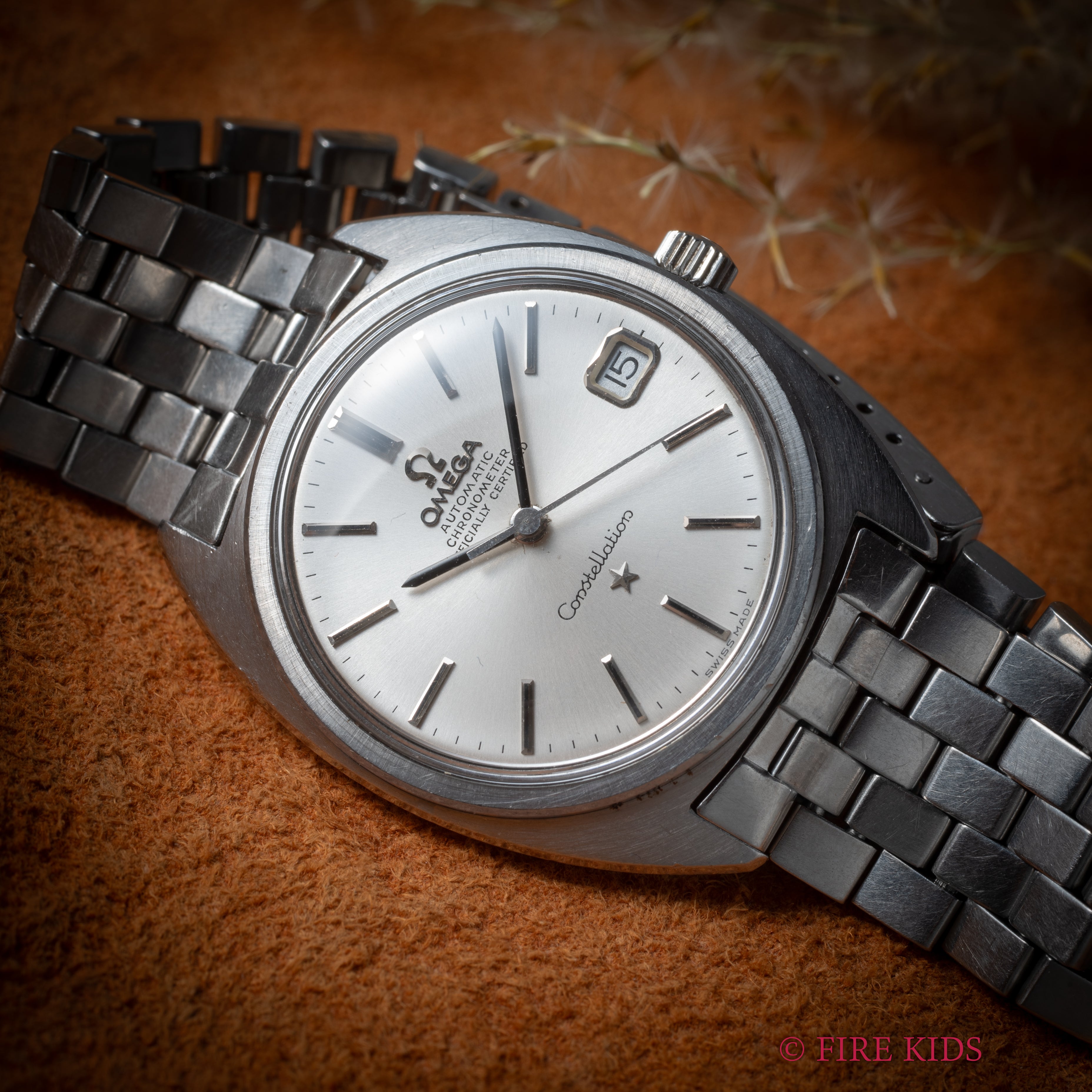 オメガ コンステレーション ジェンタデザイン前期型 1968年製 Ref.168.017自動巻クロノメーター 純正ブレス