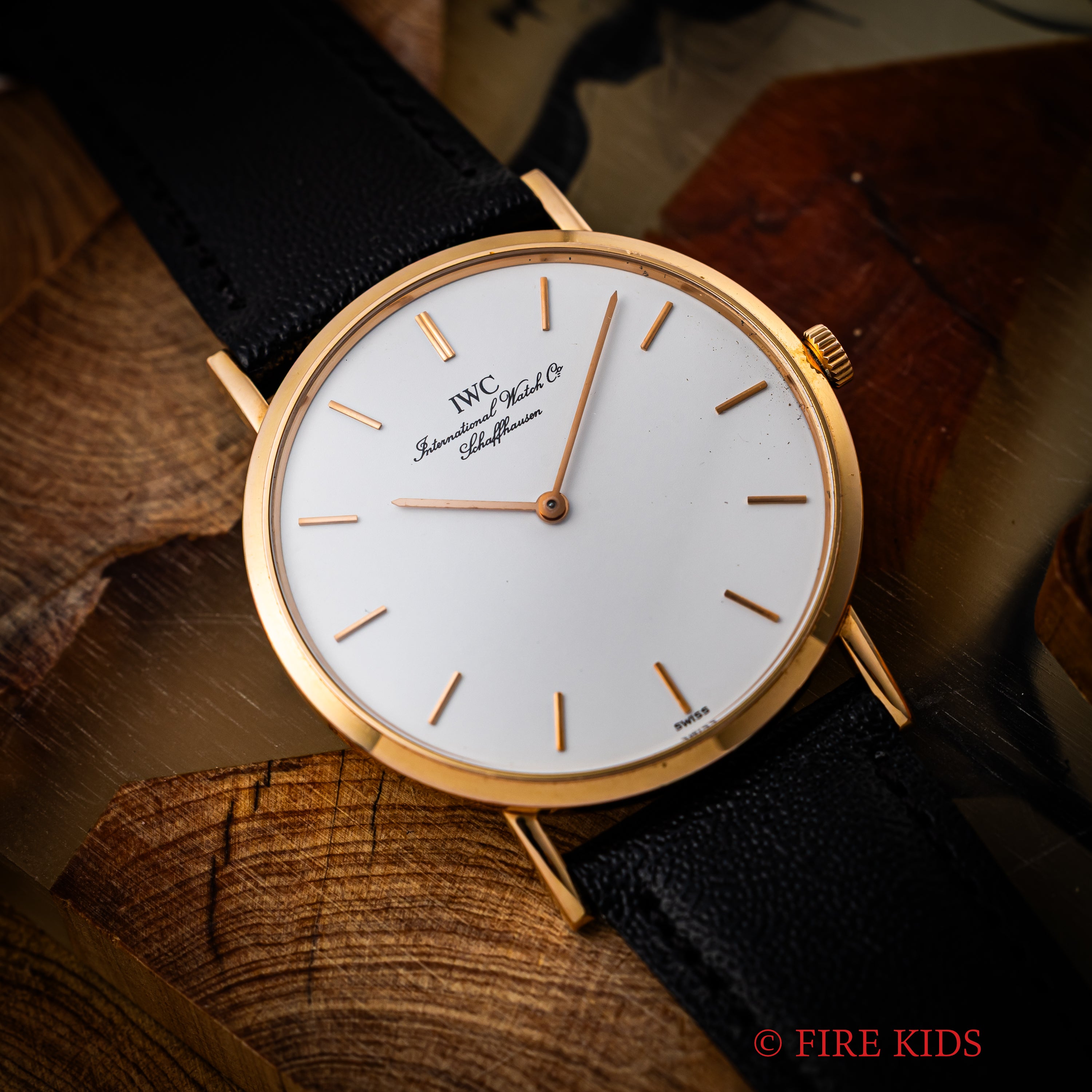 IWC 18金無垢ピンクゴールド ポートフィノ ラウンドケース Ref.2010 1994年製 手巻き Cal.1852