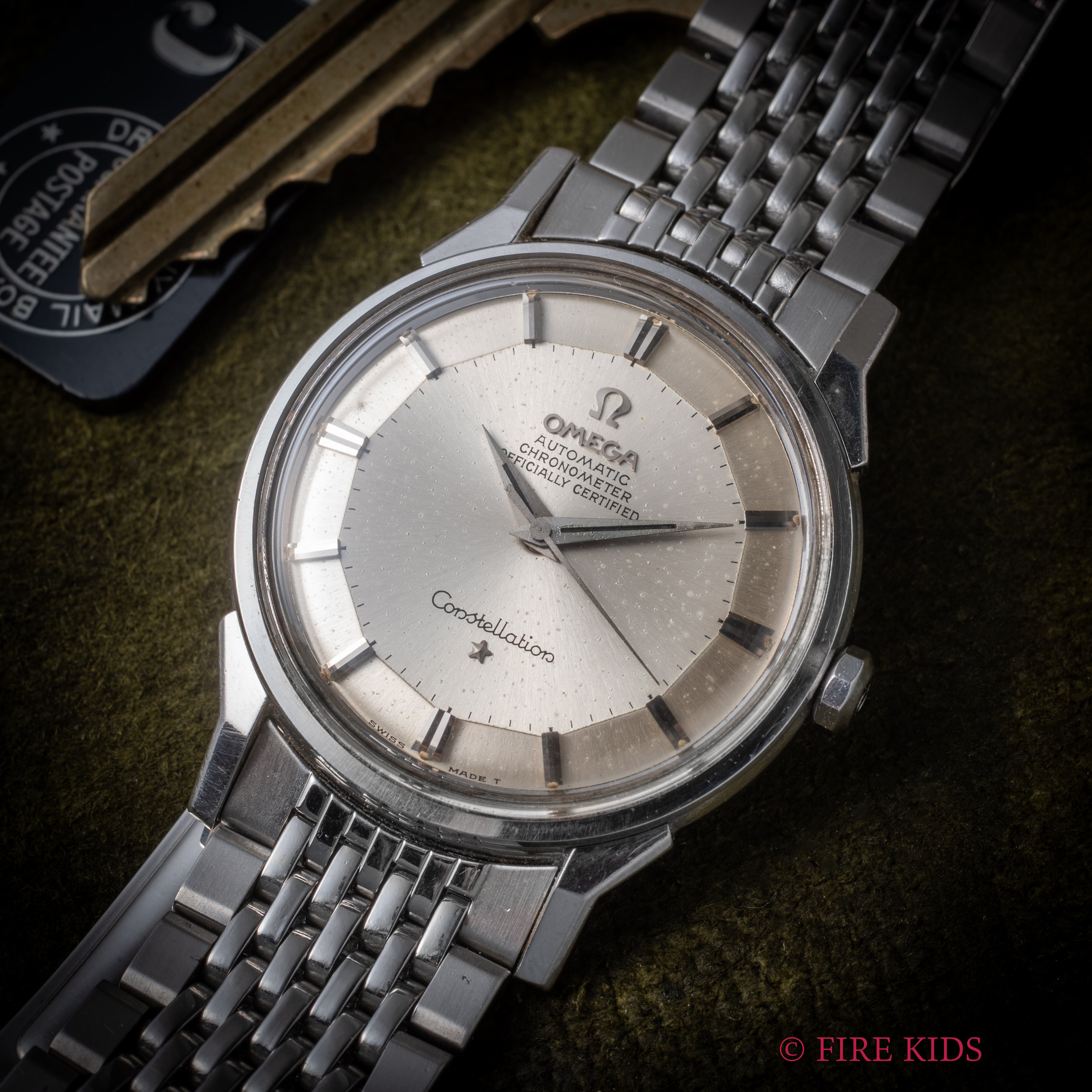 オメガ コンステレーション12角 ノンデイト 1964年製 Ref.167.005 自動巻クロノメーター  純正ブレス