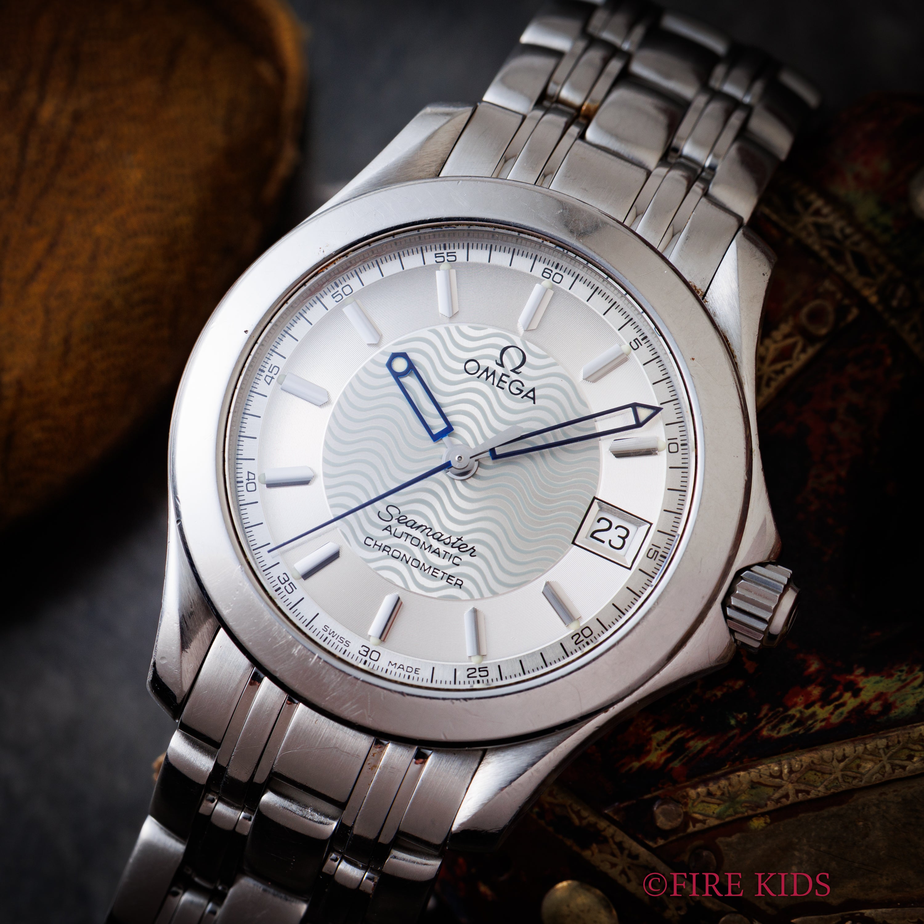 オメガ シーマスター 120 1999年製 Ref.168.1601 クロノメーター シルバーダイヤル