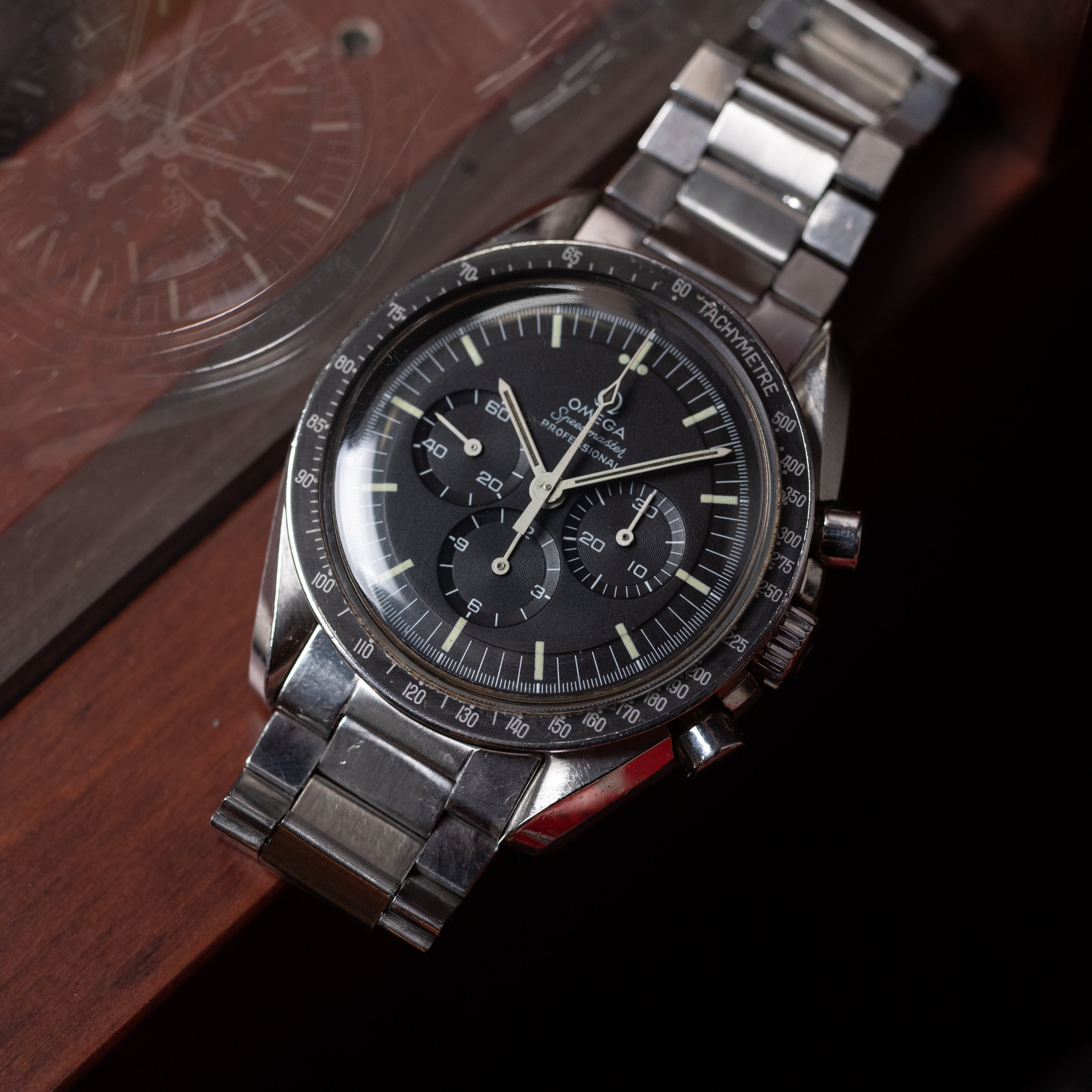 オメガ スピードマスター5th 1969年製 プロフェッショナル 下がりｒ Ref.145.022 69ST キャタピラブレス