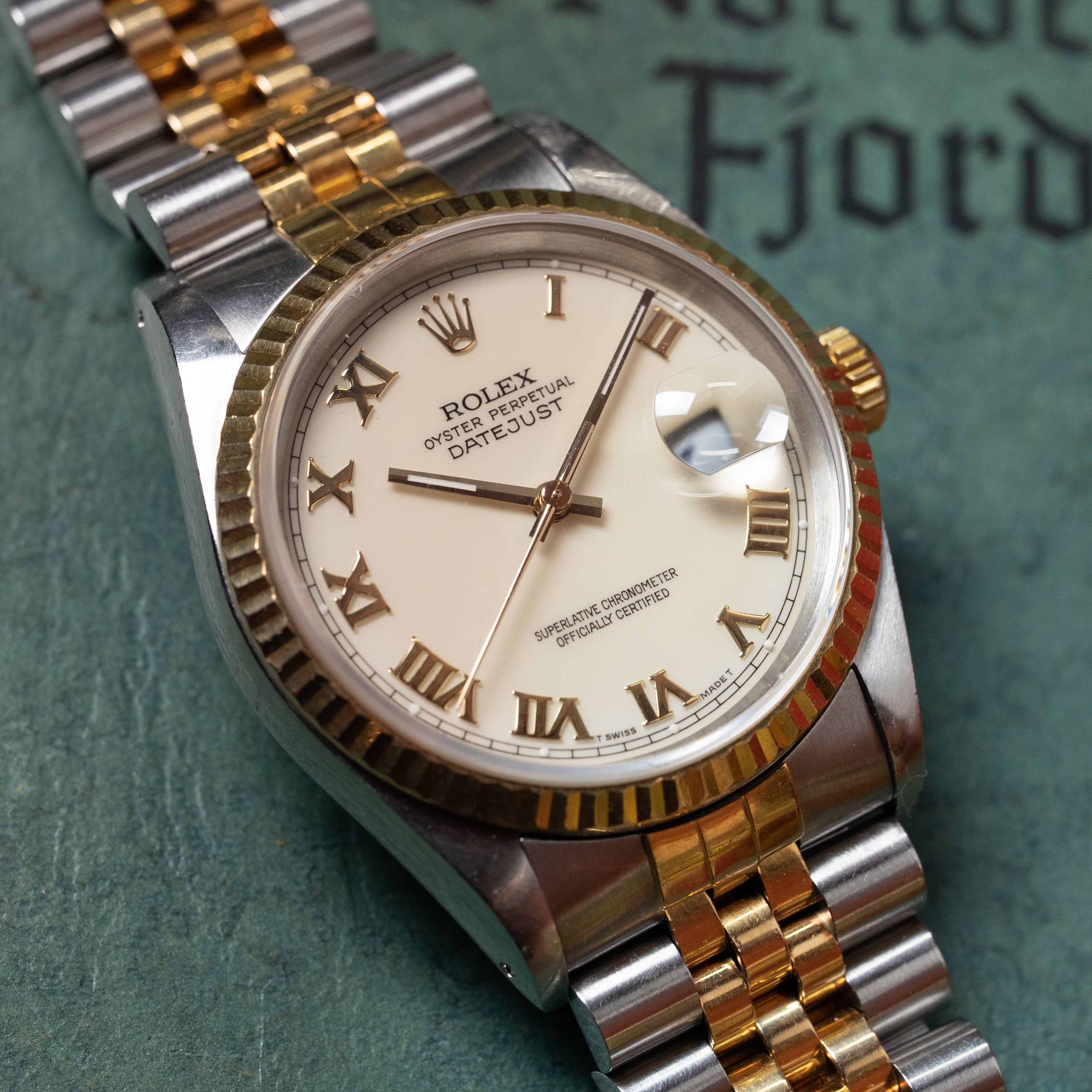 ロレックス デイトジャスト アイボリーローマン Ref.16233 E番 1990～91年製