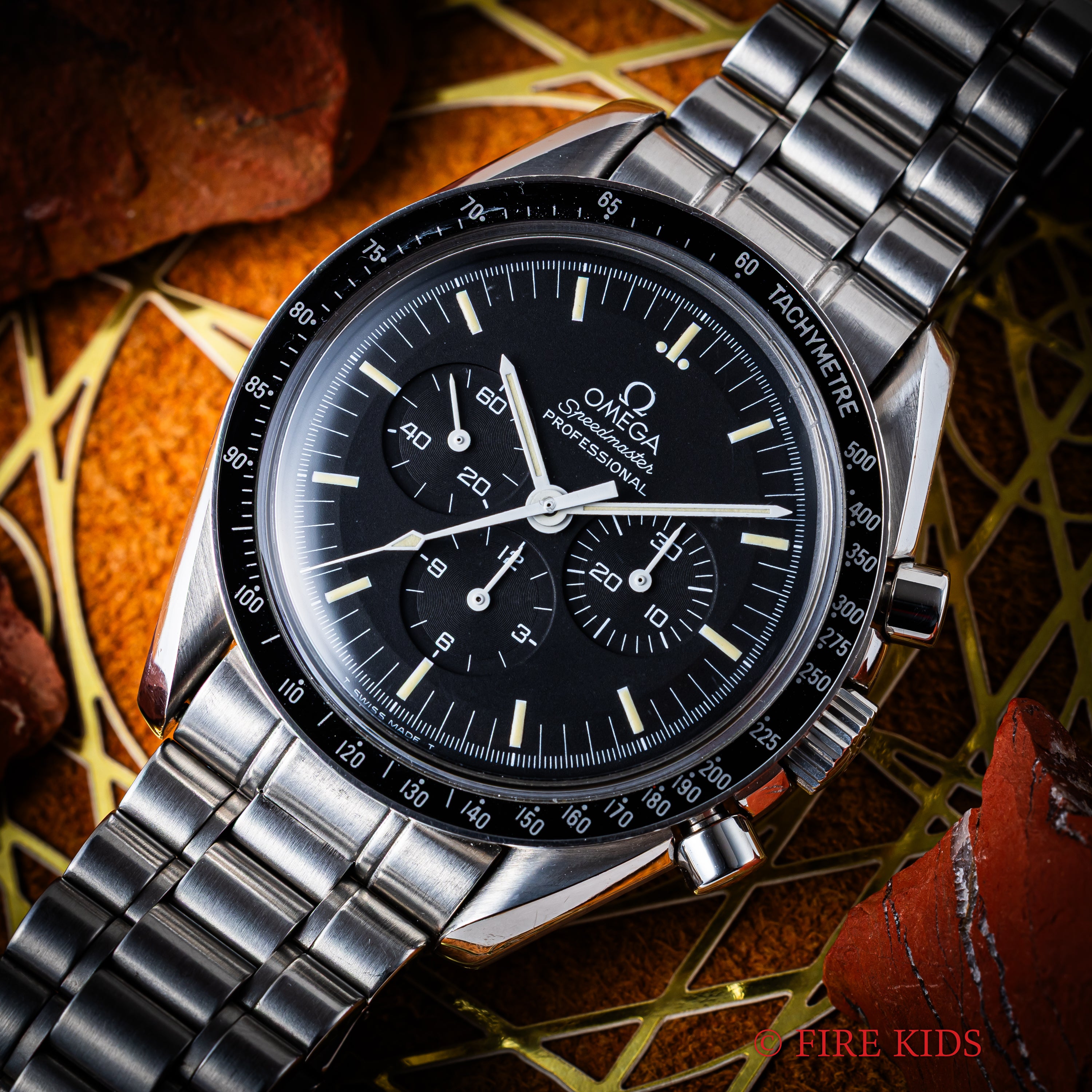 オメガ スピードマスター プロフェッショナル 1993年製 裏スケルトン Ref.345.0808 純正ブレス