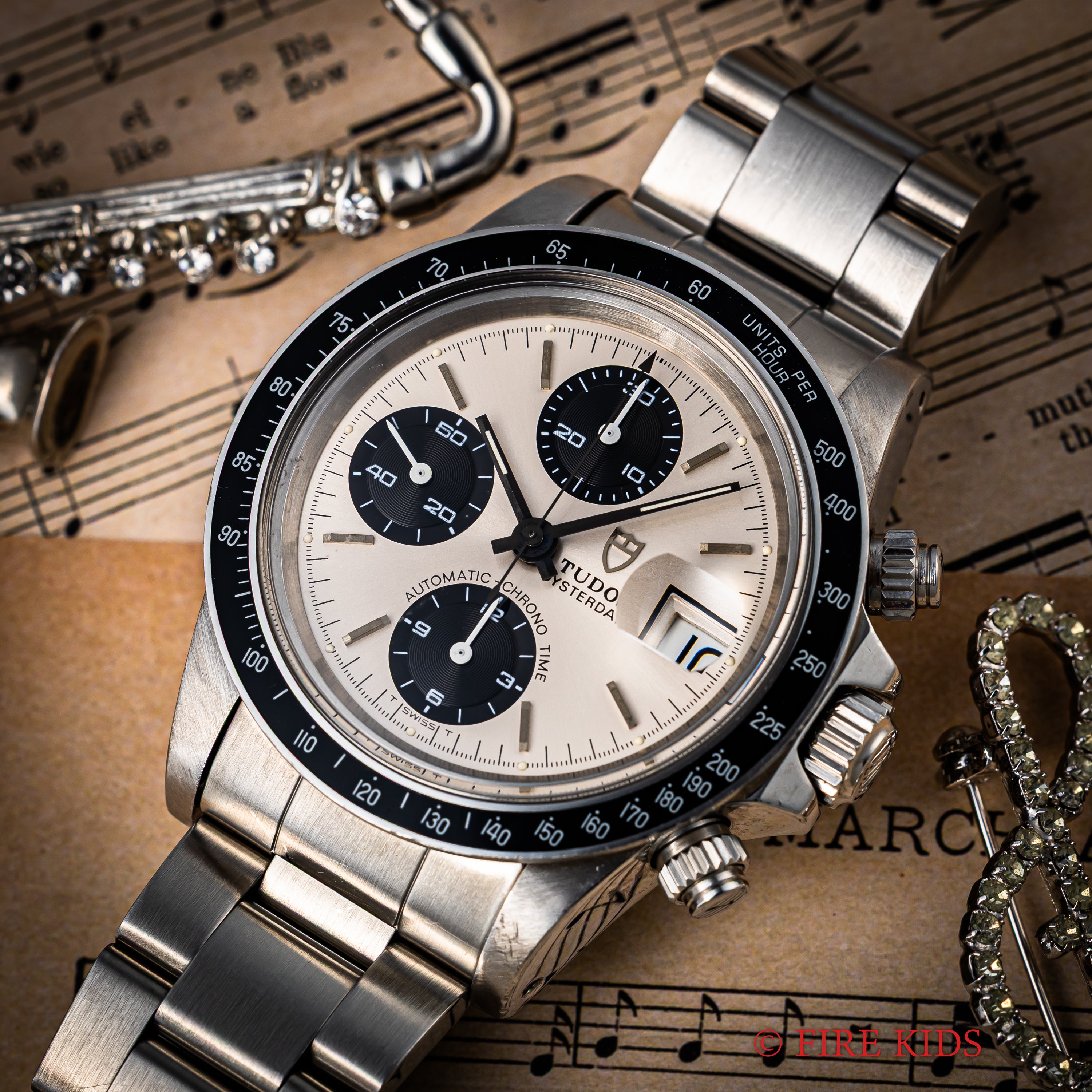 チューダー クロノタイム 1989年製 Ref.79160 シルバーダイヤル 前期型