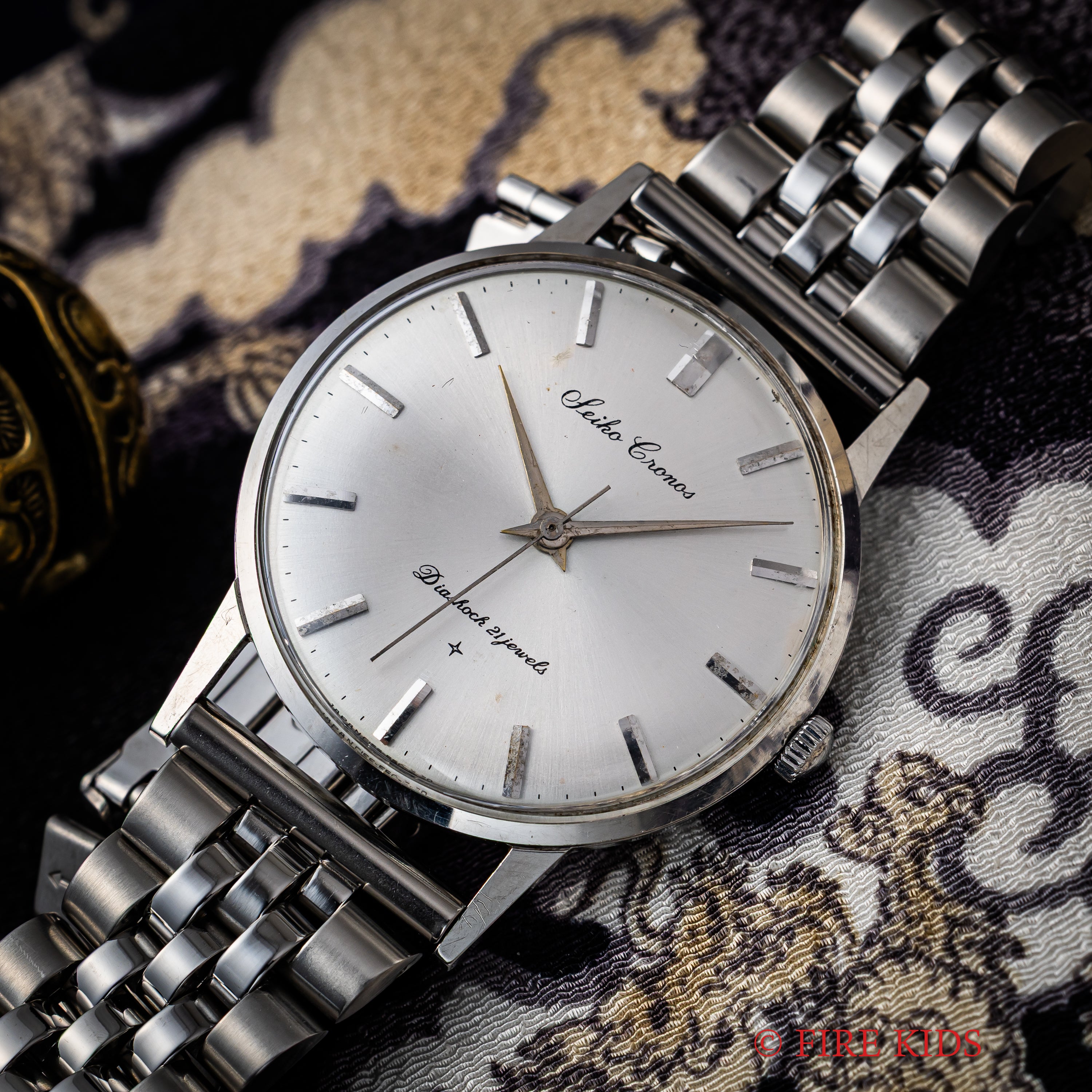 セイコー クロノス 1959年製 手巻き シルバーダイヤル