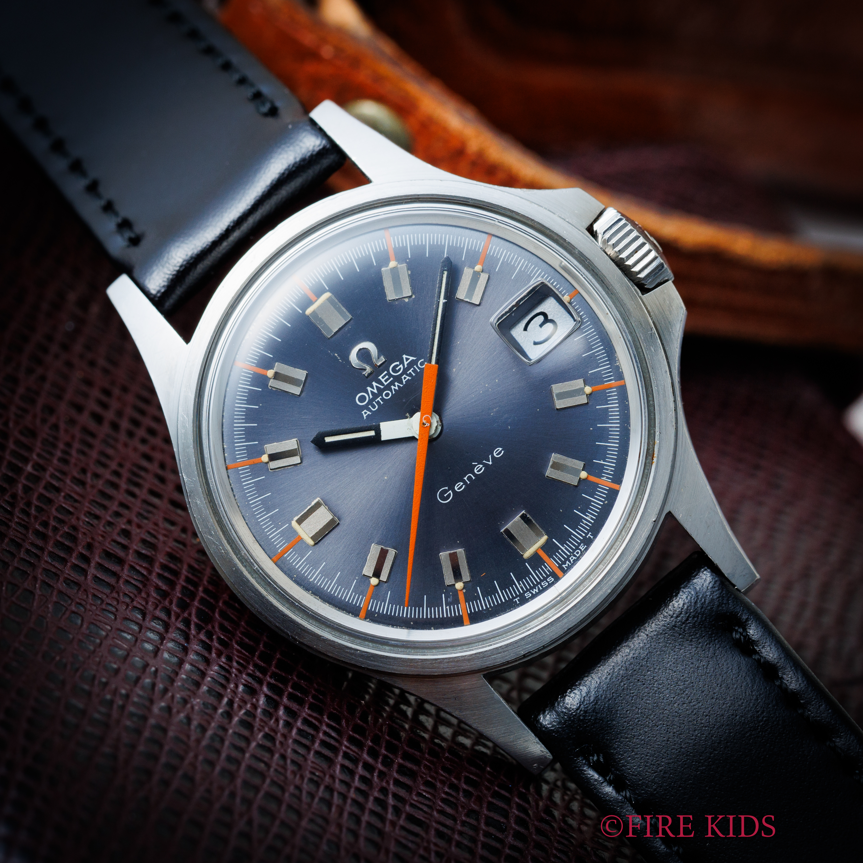 オメガ ジュネーブ アドミラルティ Ref.166.038 1969年製 自動巻き パープルダイヤル