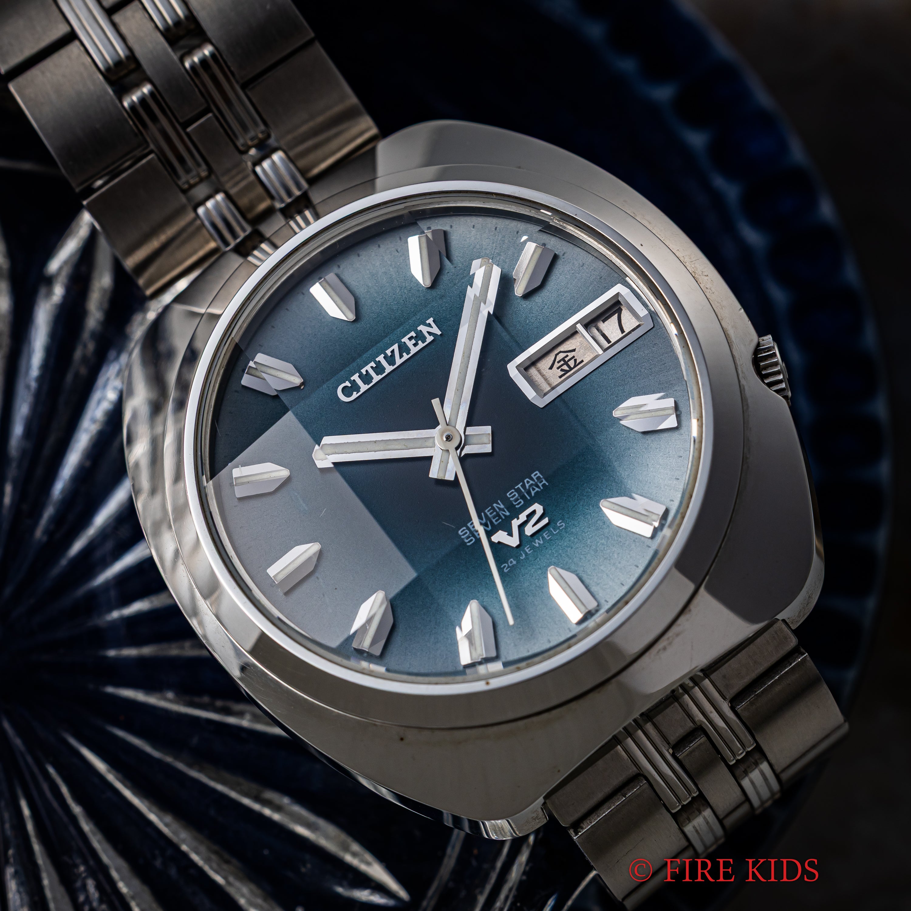 シチズン セブンスターV2 1972年製 ブルーグラデーション Ref.4-770960TA　N.O.S