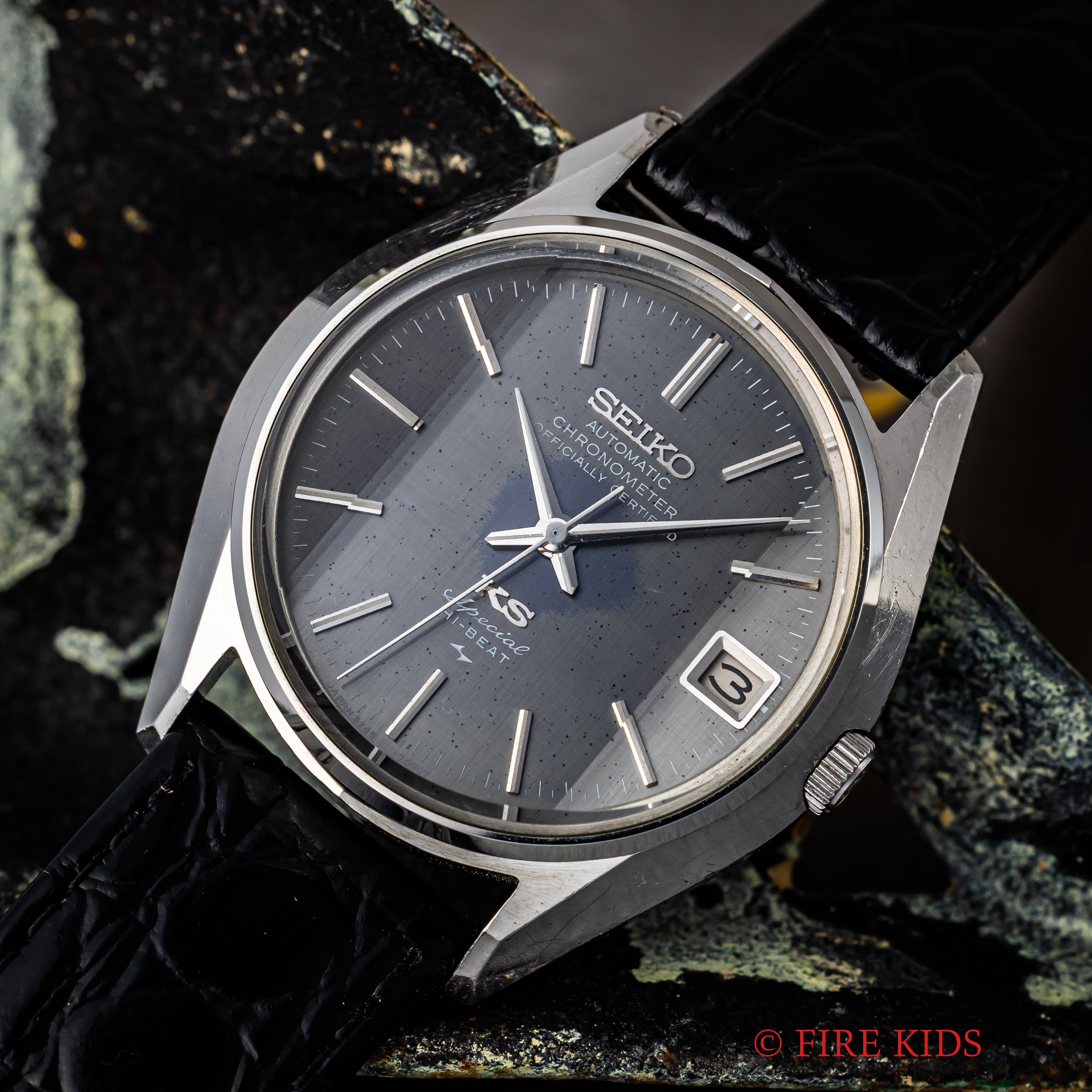 キングセイコー スペシャル クロノメーター グレーダイヤル 1972年製 ハイビート自動巻き Ref.5245-7000