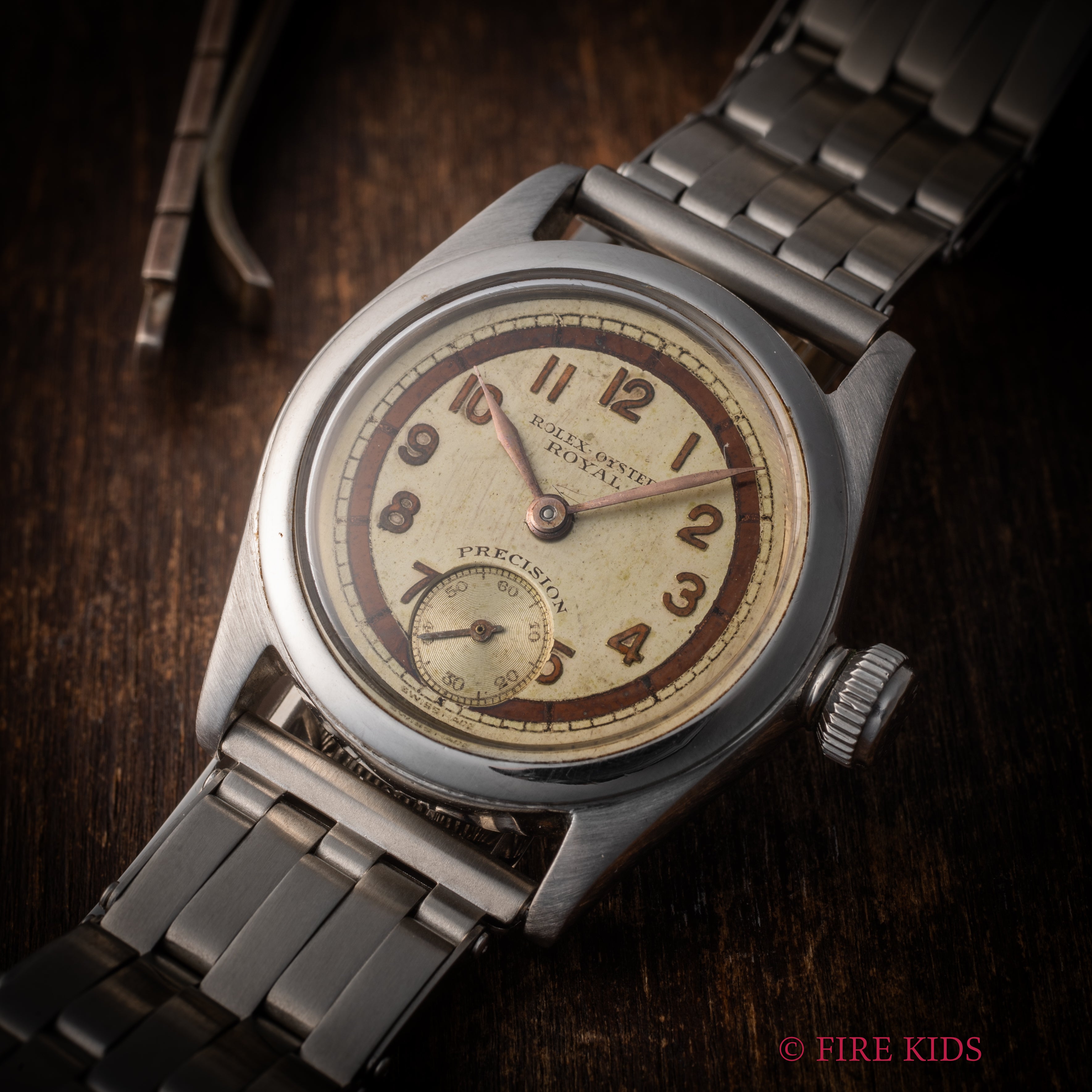 ロレックス オイスターロイヤル 1939年製 Ref.2280 ビッグクラウン アラビアダイヤル スモールセコンド