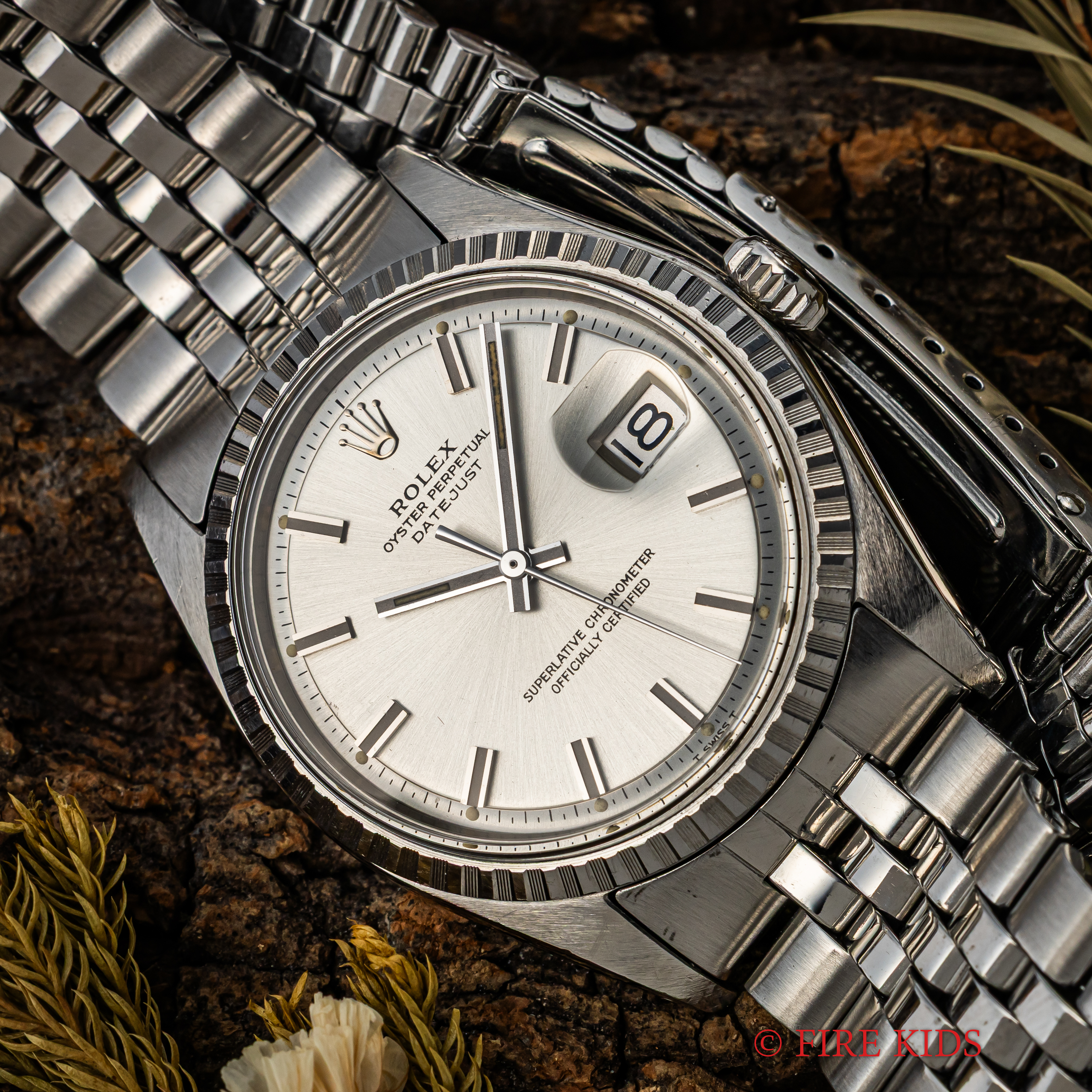 ロレックス デイトジャスト ワイドボーイ 1970年製 Ref.1603 自動巻き ステンレスベゼル 純正ジュビリーブレス