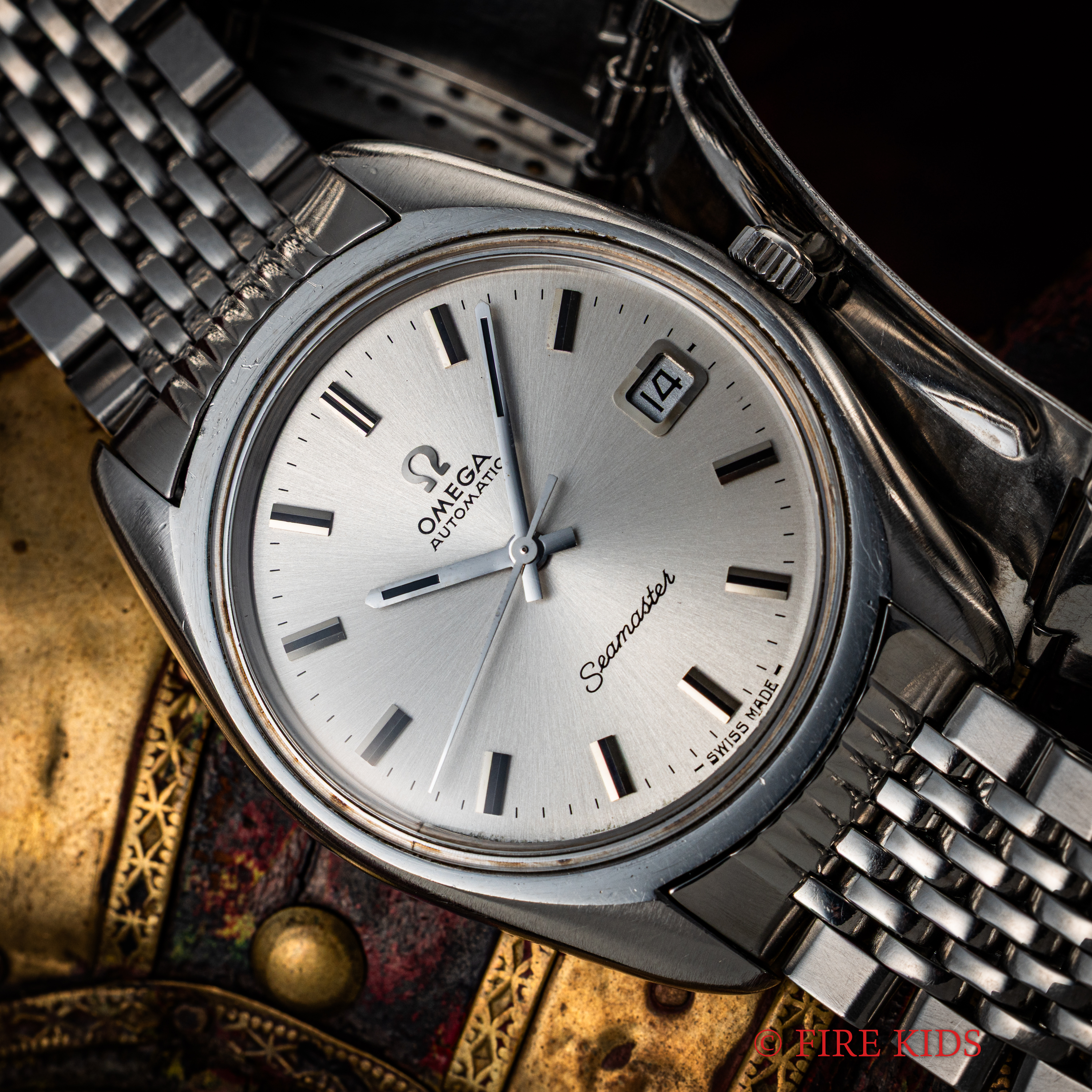 オメガ シーマスター 1969年製 Cal.565 Ref.166.067 純正ライスブレス 自動巻き