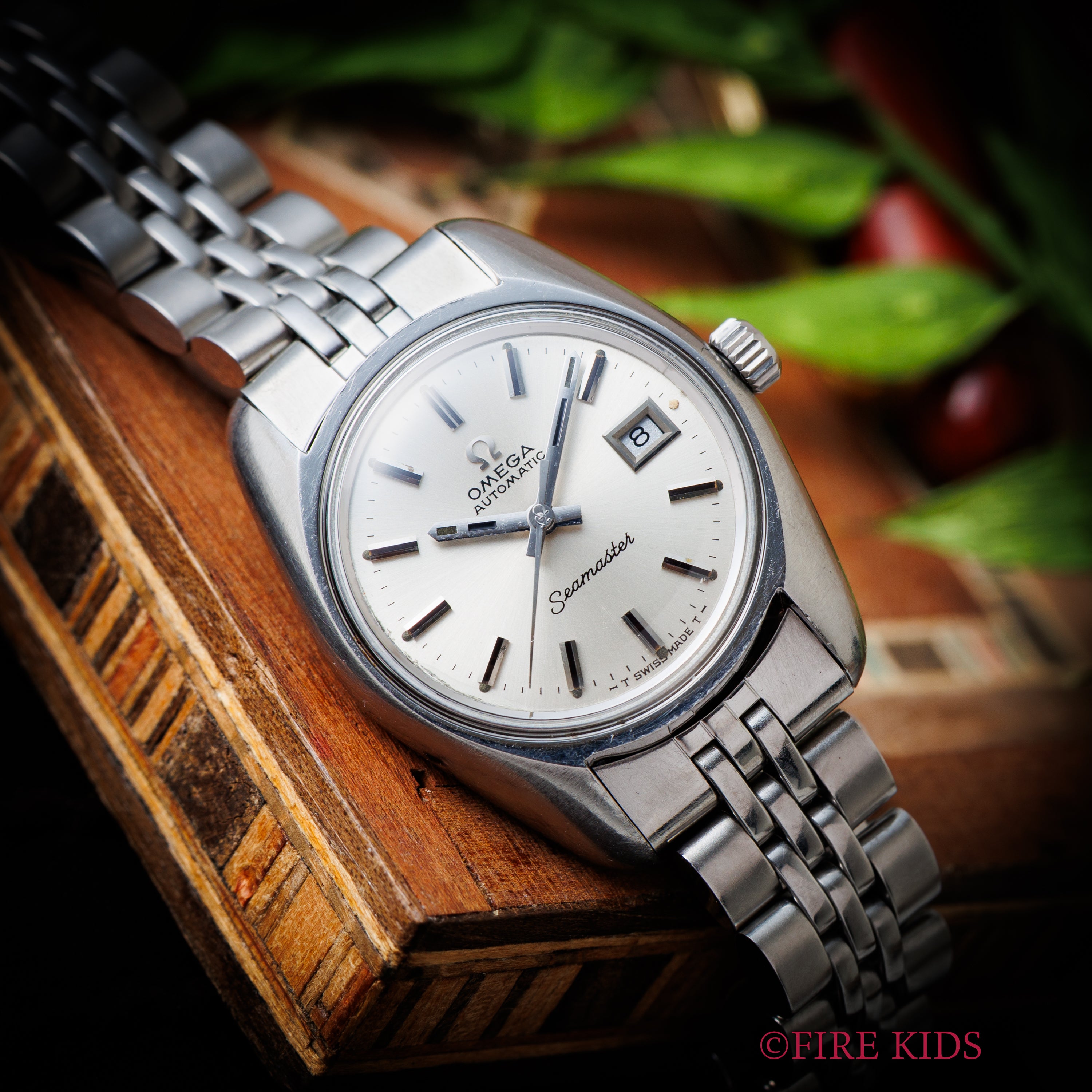 オメガ シーマスター レディース 1970年製(昭和45年製） 自動巻 Ref.566.026 純正ステンレスブレス