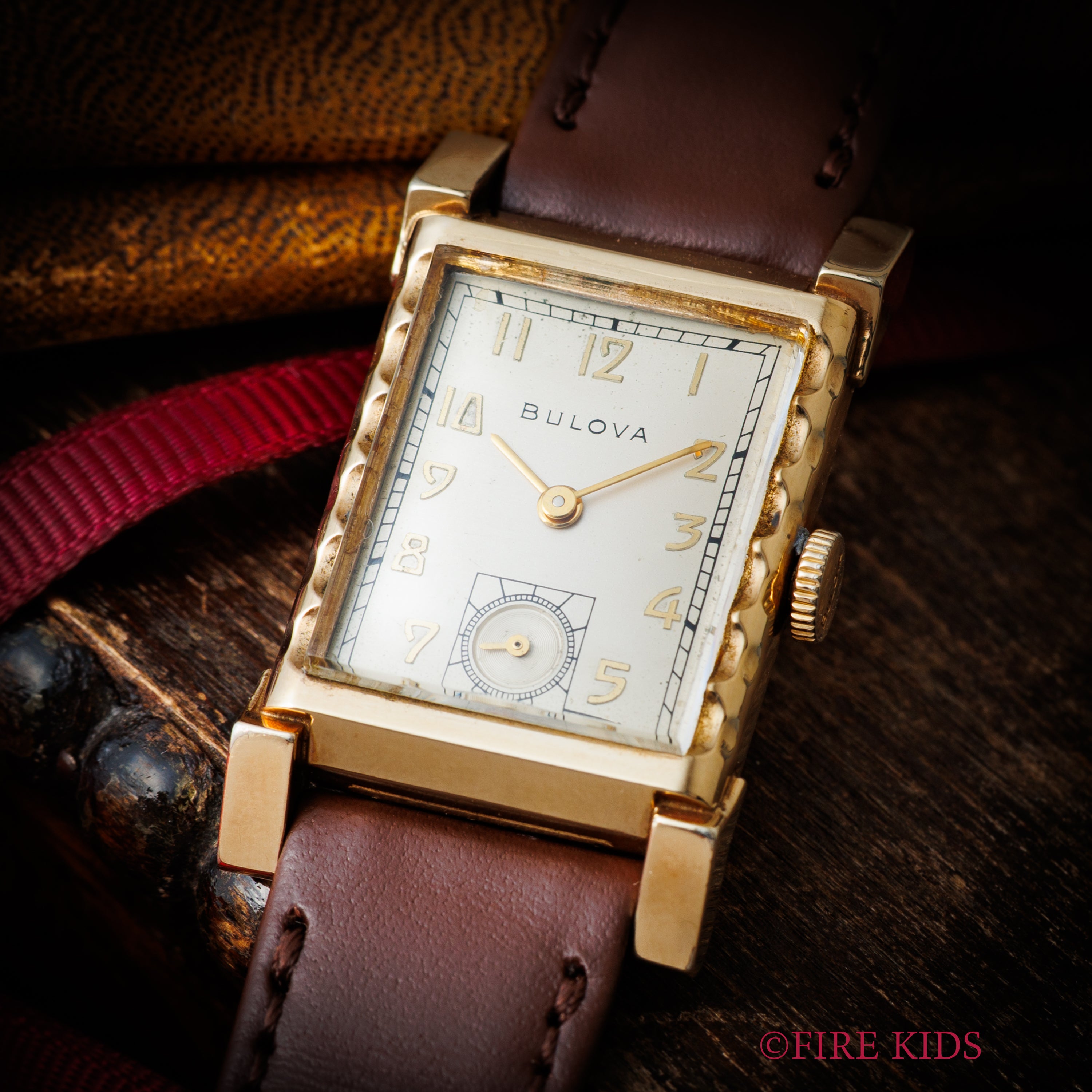 ブローバ レクタンギュラー 1940年代製 10KGF 手巻き