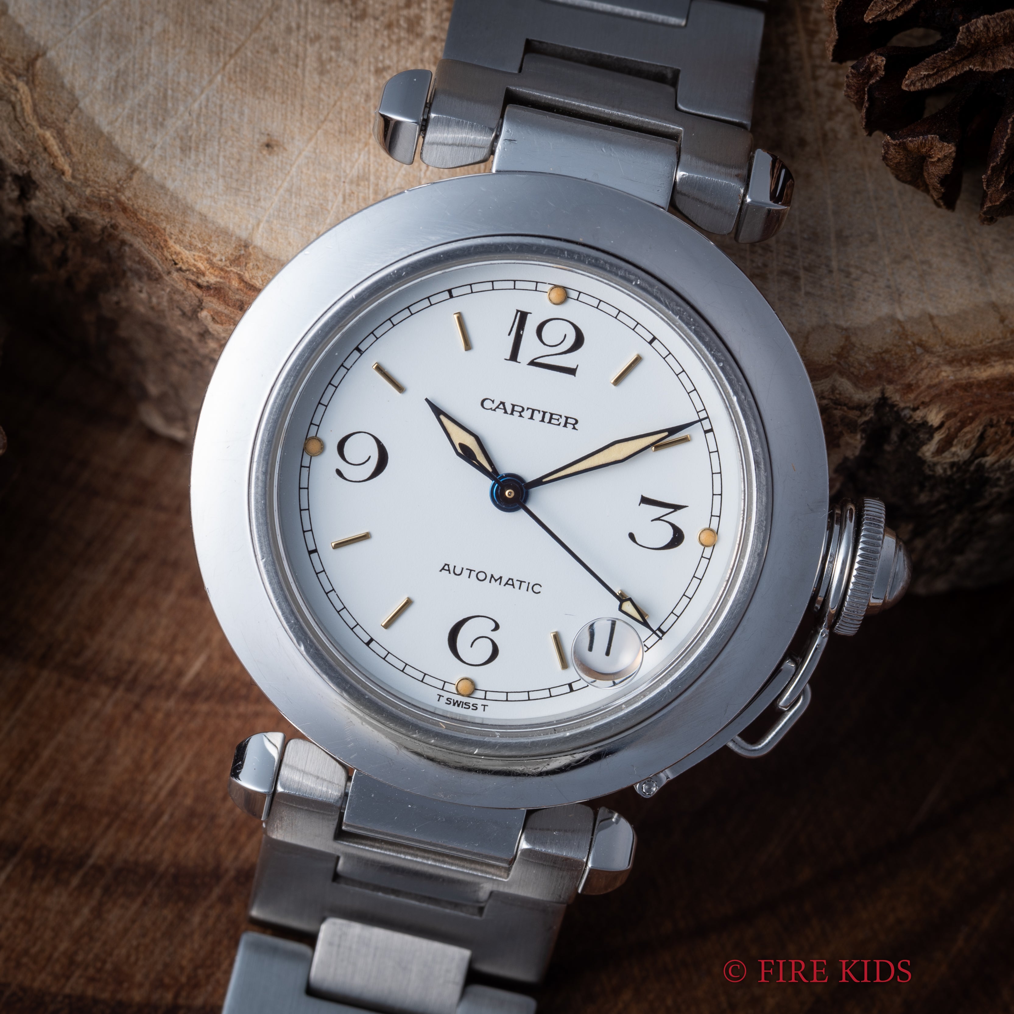 カルティエ パシャC 1990年代製 Ref.2324 ホワイトダイヤル