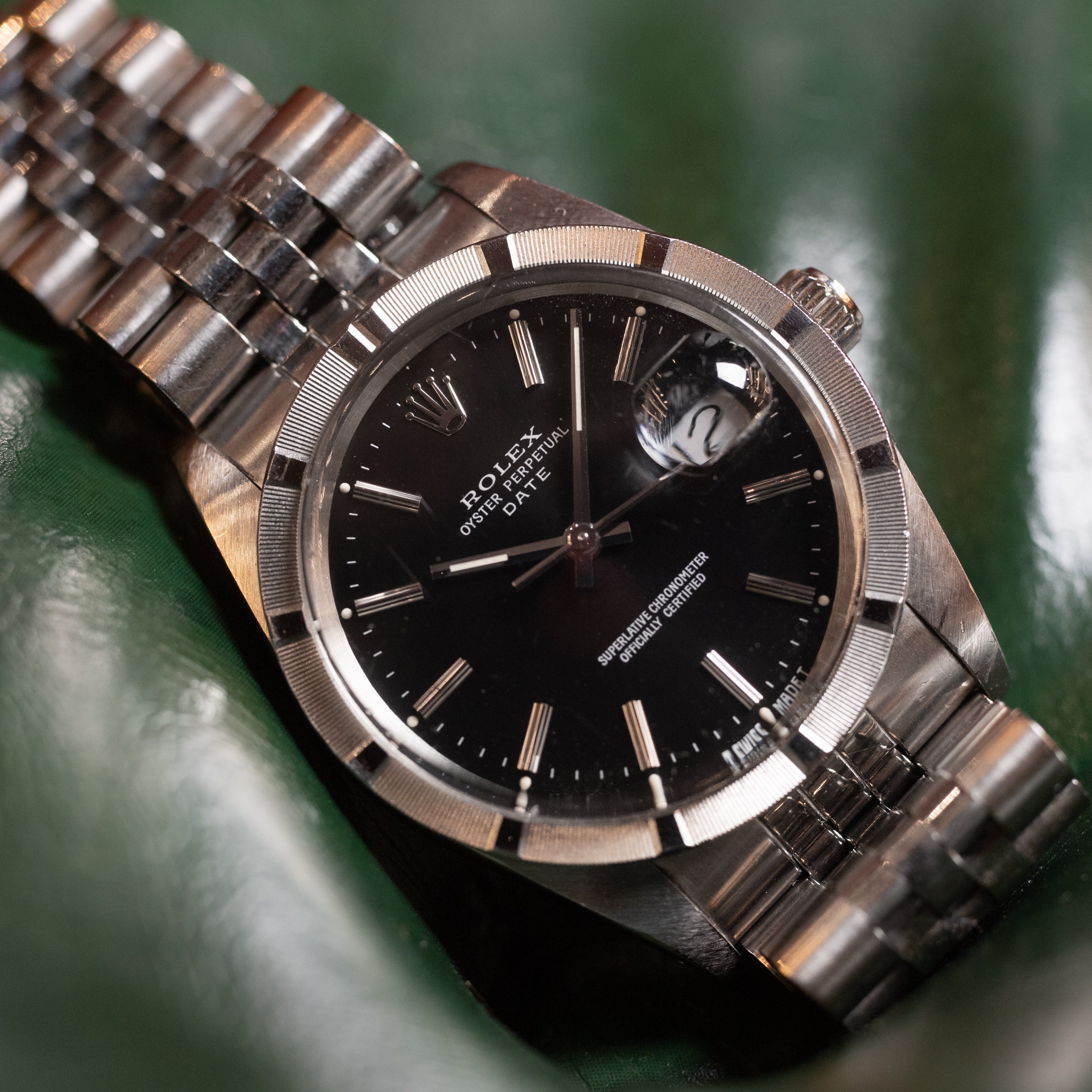 ロレックス Ref.15010 1987～88年製 オイスターパーペチュアルデイト R番ブラック ジュビリーブレス