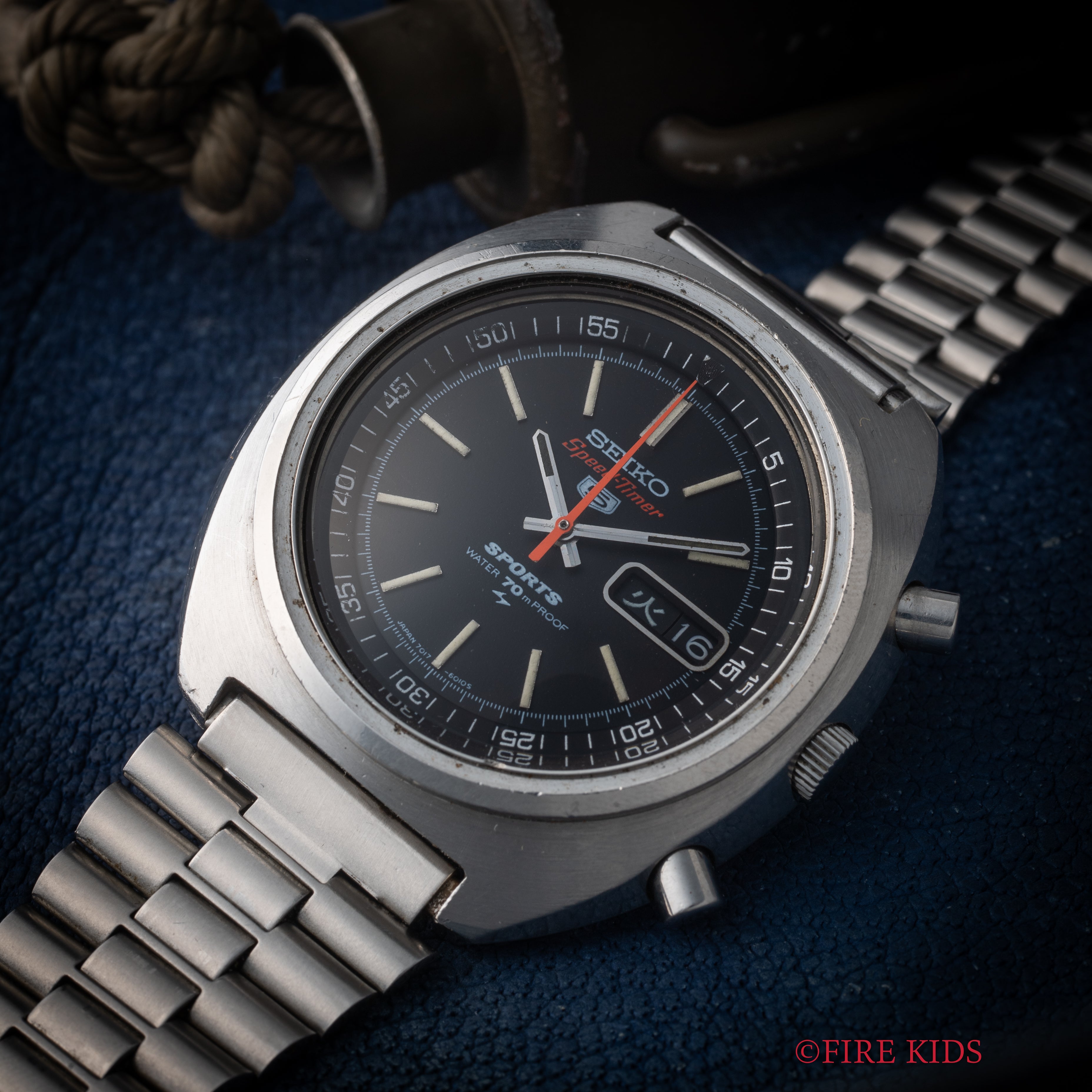 セイコー 5スポーツ スピードタイマー Ref.7017-6010 1970年製 インナーベゼル