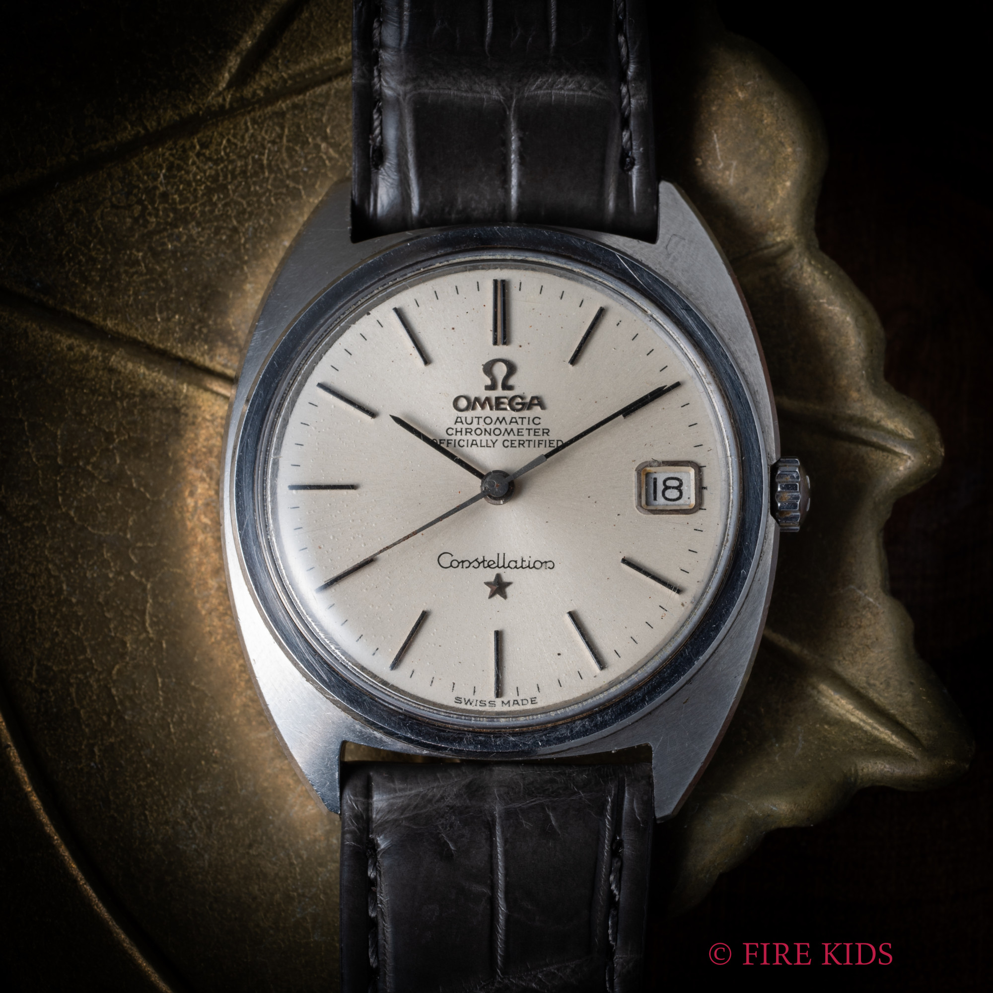 オメガ コンステレーション Cライン前期 ジェラルドジェンタデザイン Cal.561 自動巻きクロノメーター 1966年製