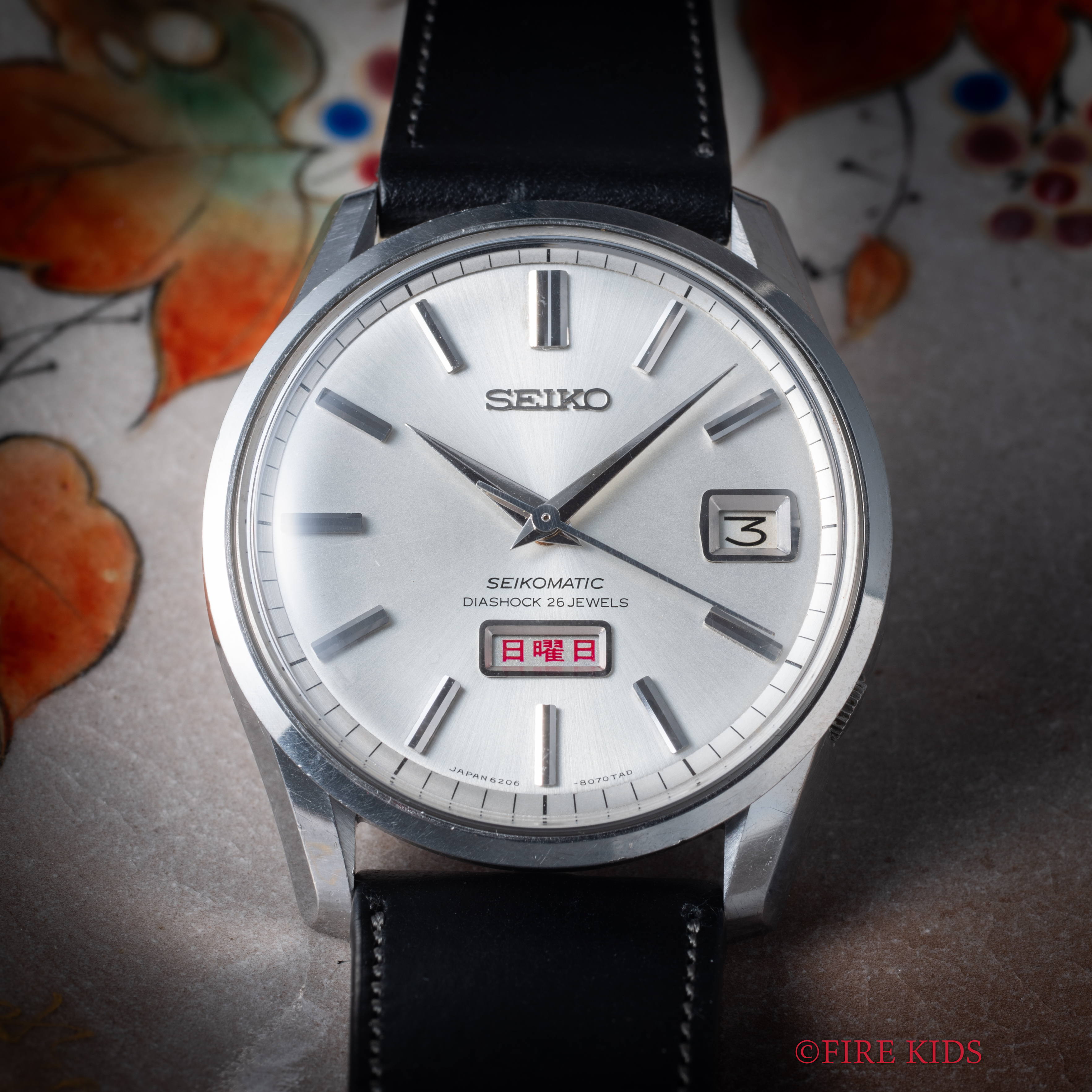 セイコーマチック 26石自動巻き 1965年製 イルカマーク Ref.6206-8040