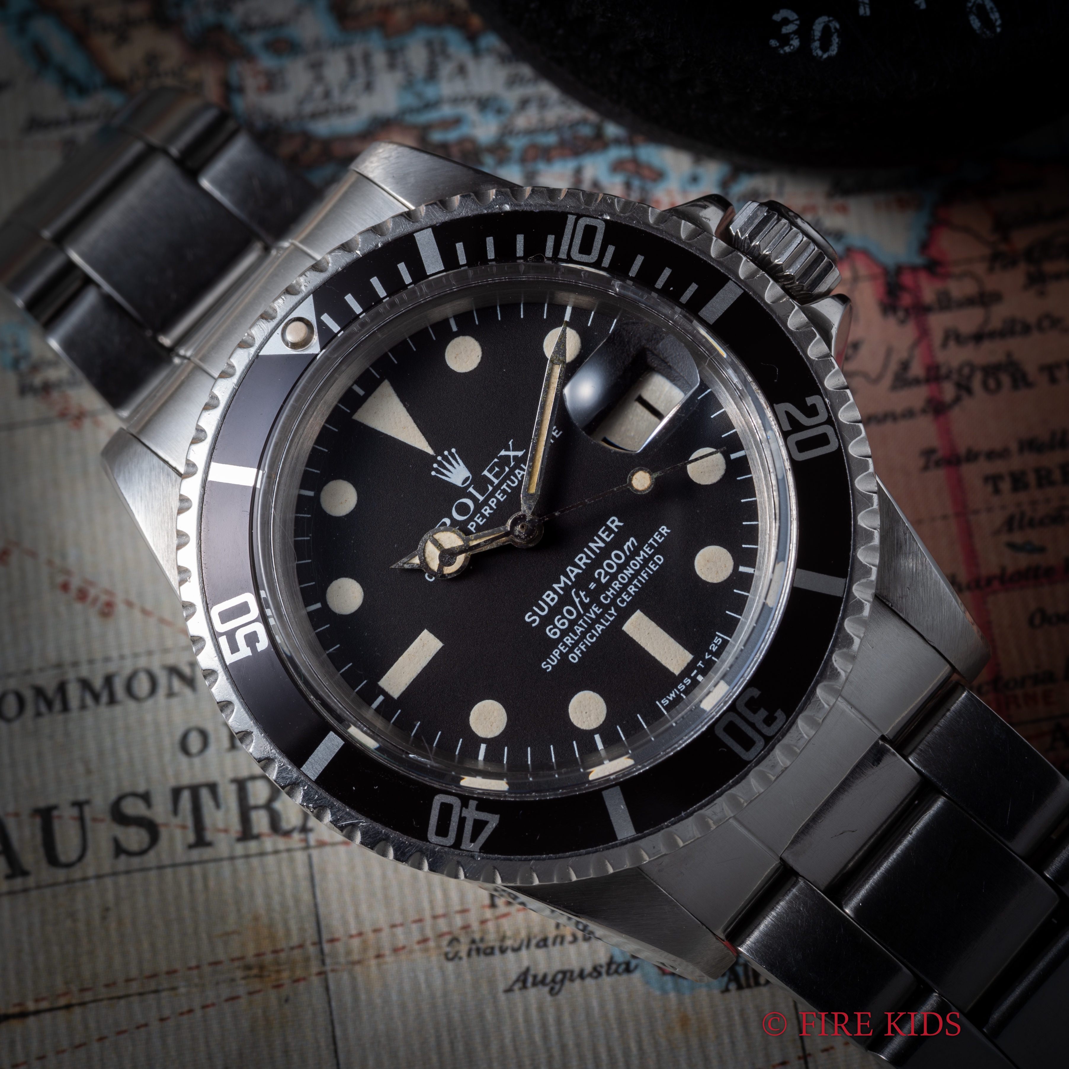 ロレックス サブマリーナーデイト 1978年製 Ref.1680 オールトリチウム 白サブマーク2ダイヤル