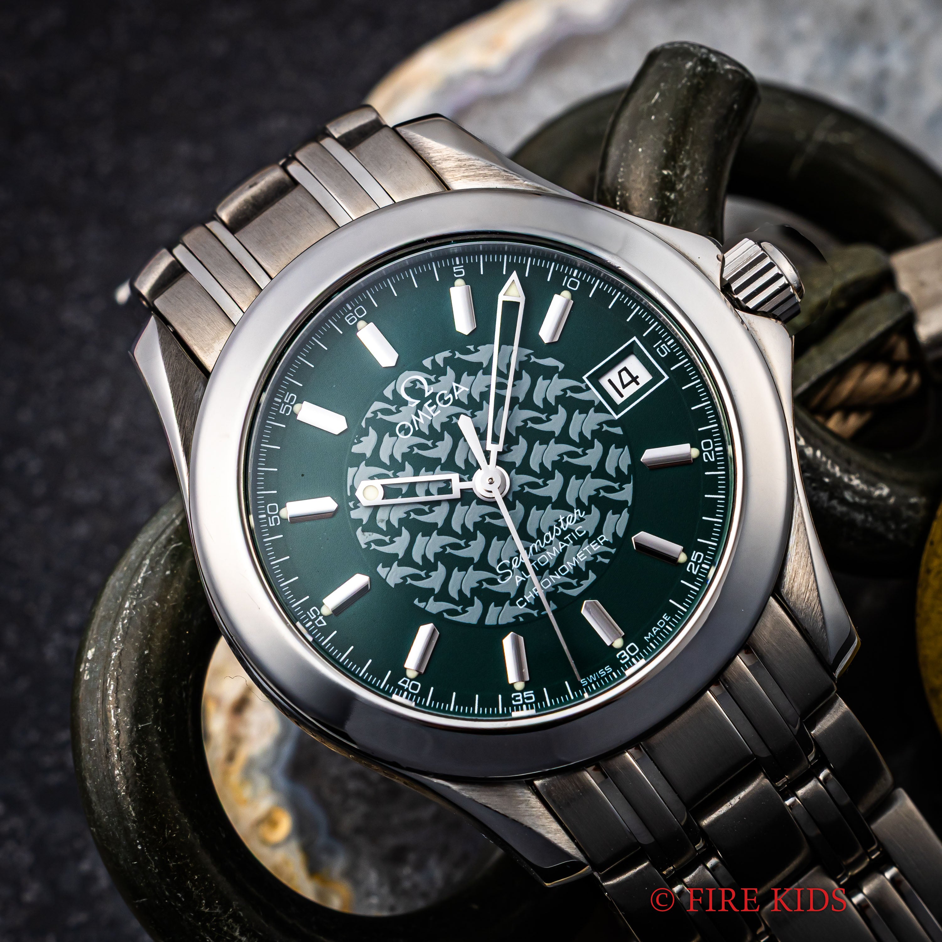 オメガ シーマスター120 ジャック・マイヨール 1998年製 限定モデル 自動巻き Ref.2506.70/168.1614 Cal.1120 ギャラ付き