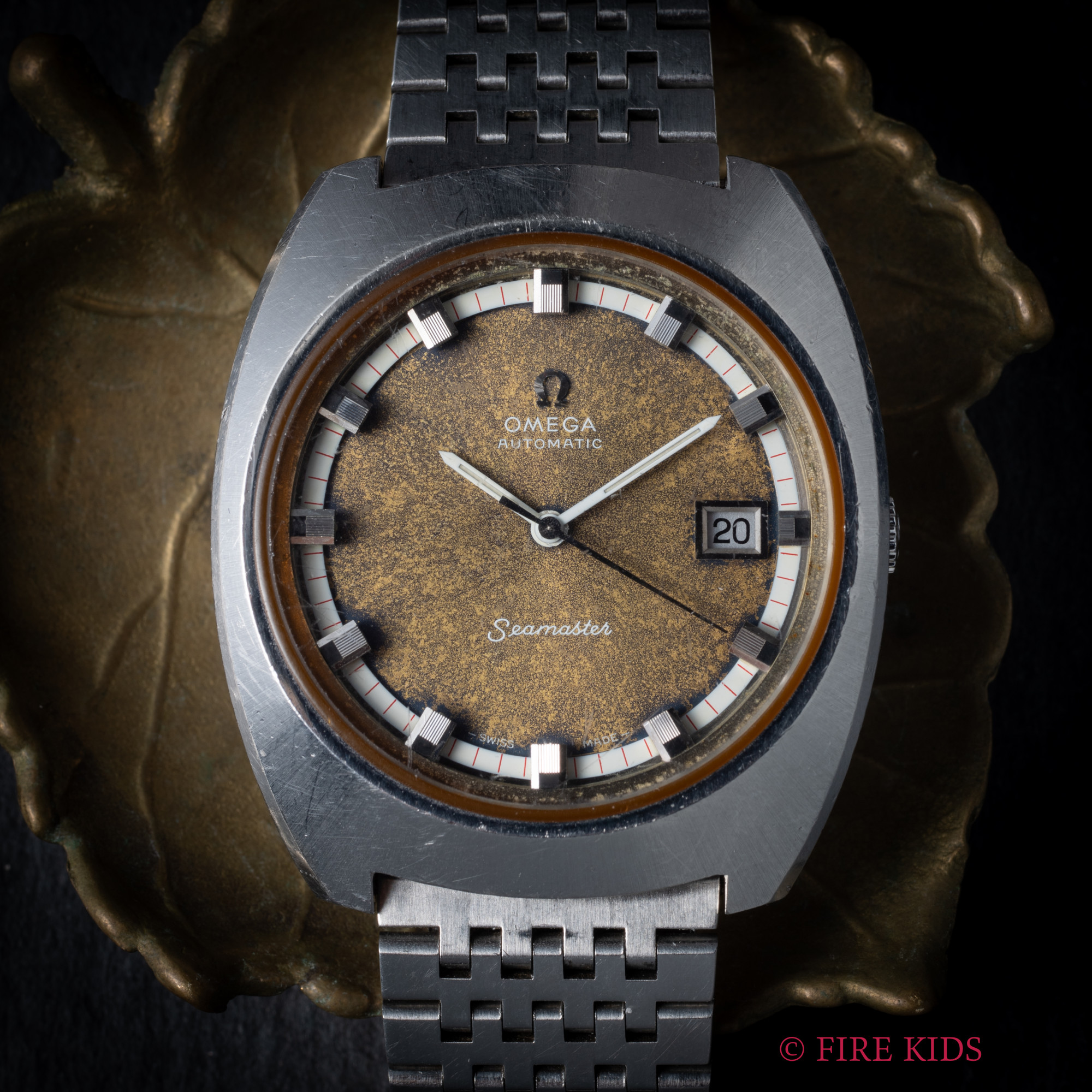 オメガ シーマスター　ジャンボケース 自動巻き 1971年製