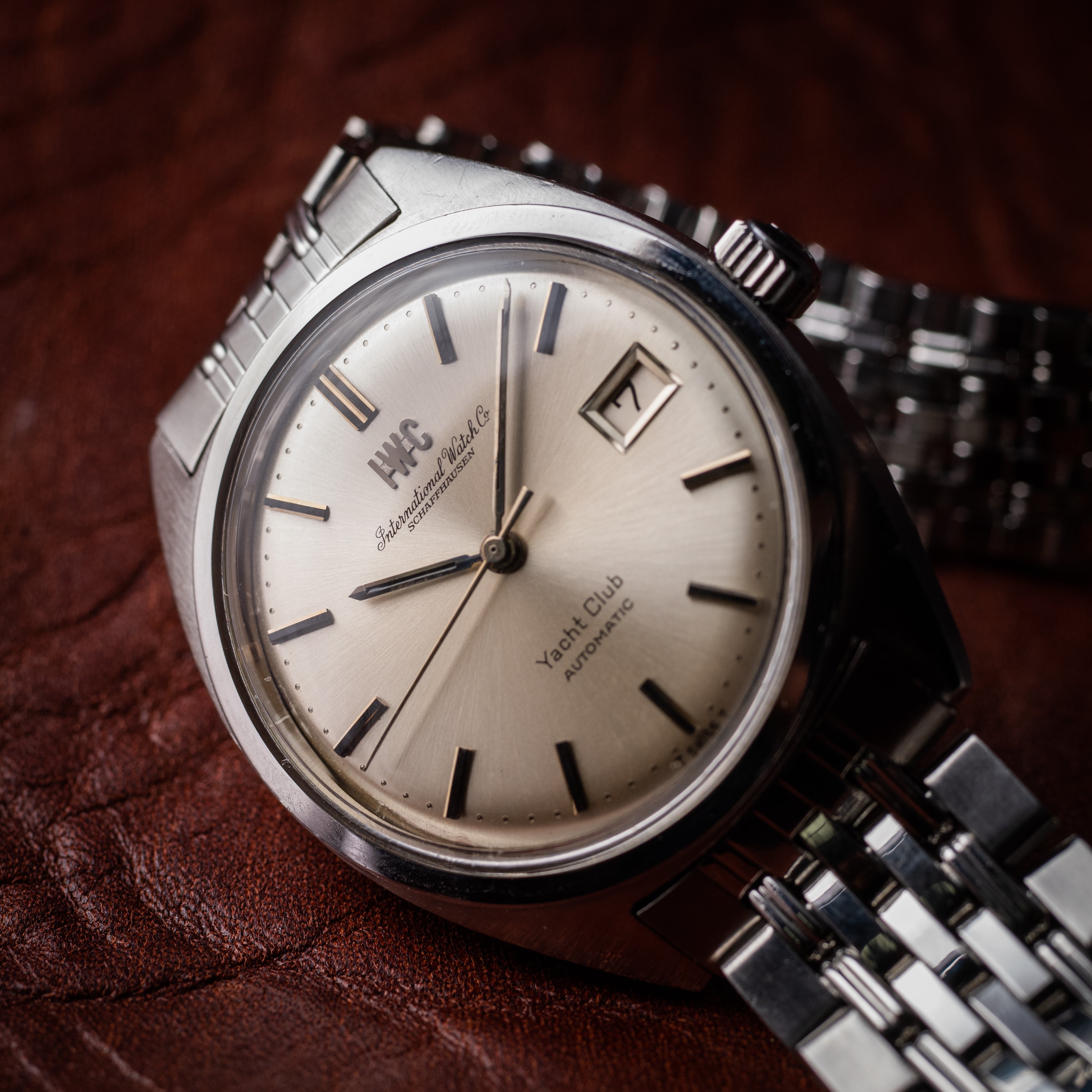 IWC ヨットクラブ 1967年製 純正SSブレス Cal.8541B R811AD