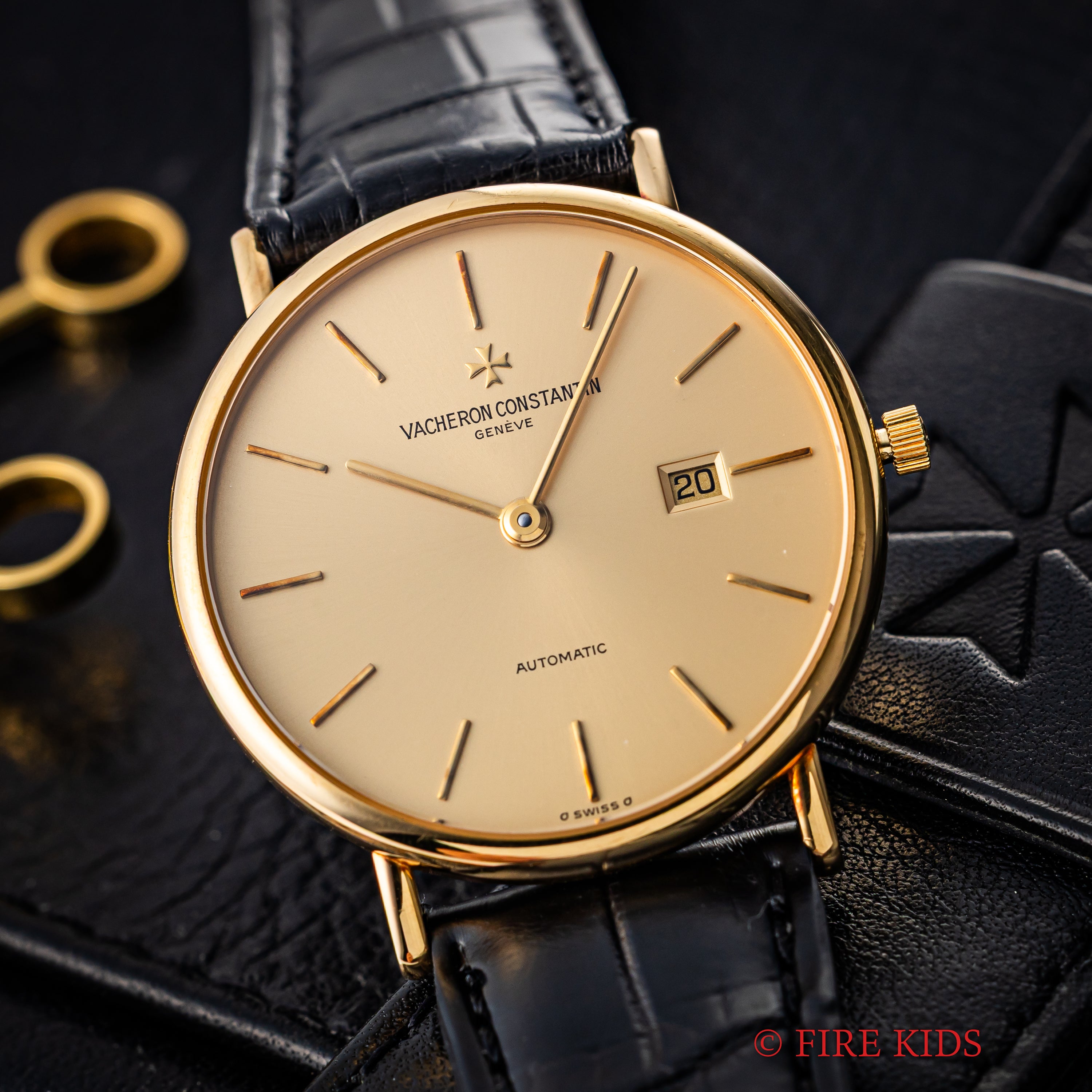 ヴァシュロン・コンスタンタン パトリモニー 自動巻き 1990年代製 Ref.48002/1 Cal.1130.1 18金無垢 ギャラ、箱付き