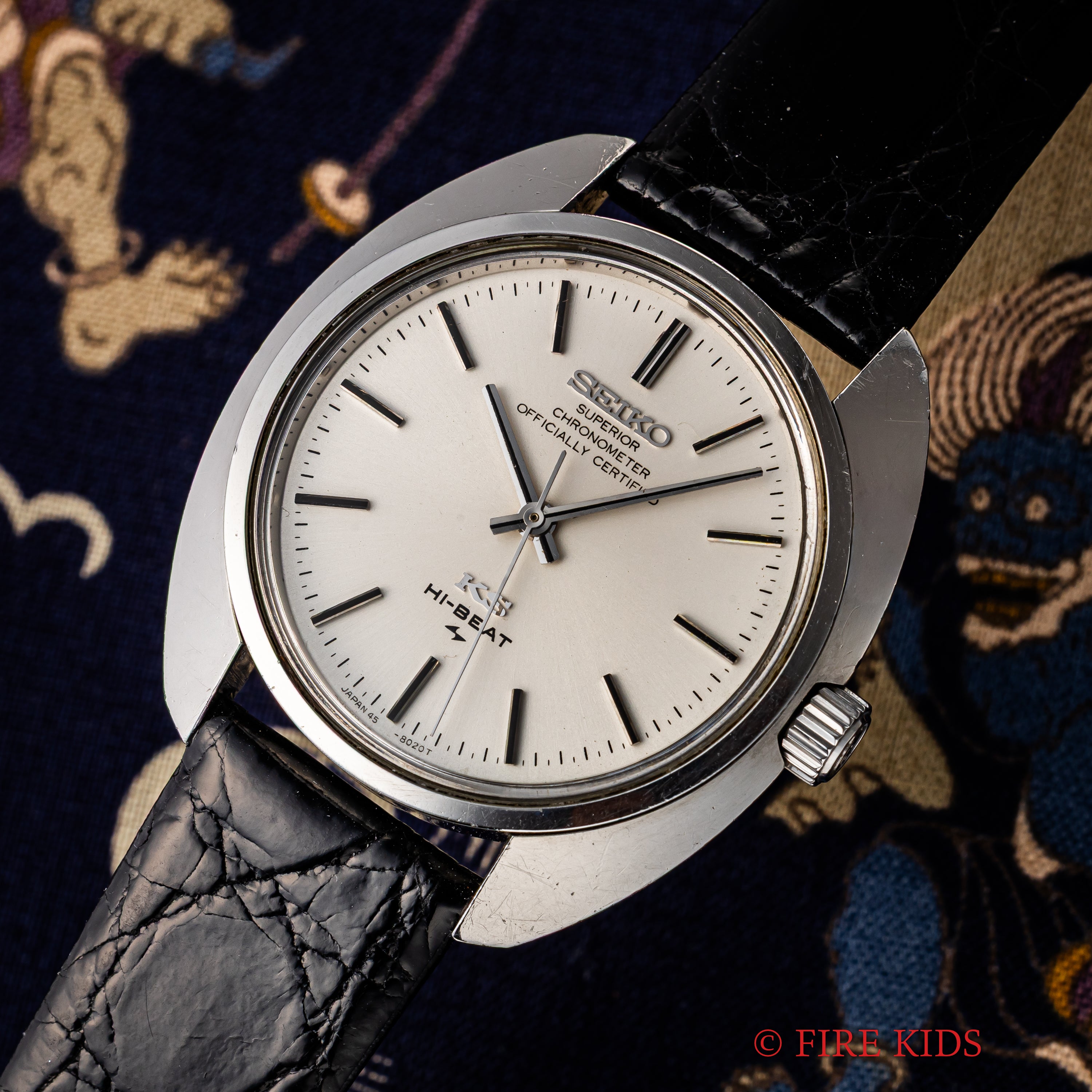 キングセイコー スーペリアクロノメーター 1970年製（昭和45年製）10振動手巻 Cal.4500A 純正尾錠