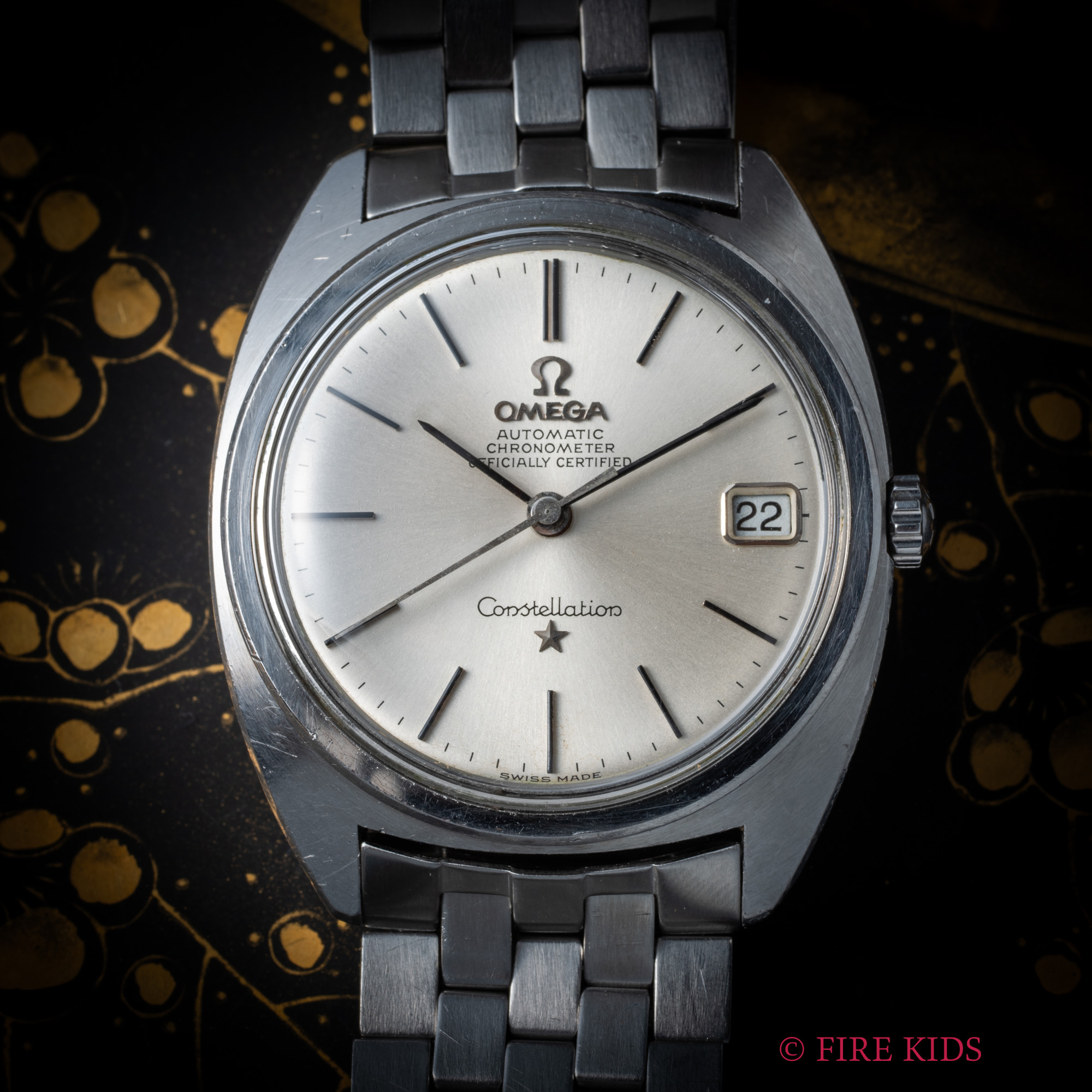 オメガ コンステレーション 1966年製 ジェンタデザイン初期型 クロノメーター自動巻 Cal.561 純正ブレス