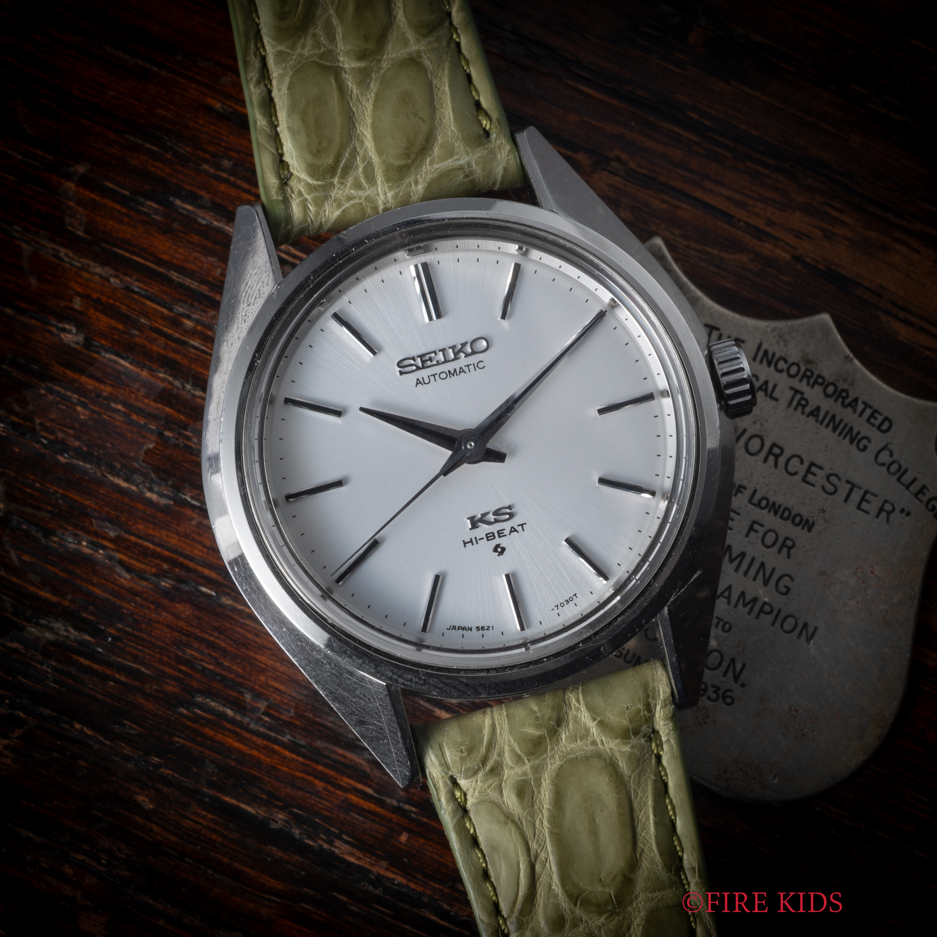 セイコー 56KS シルバーダイヤル 1972年製 8振動自動巻き Ref.5621-7020 ノンデイト