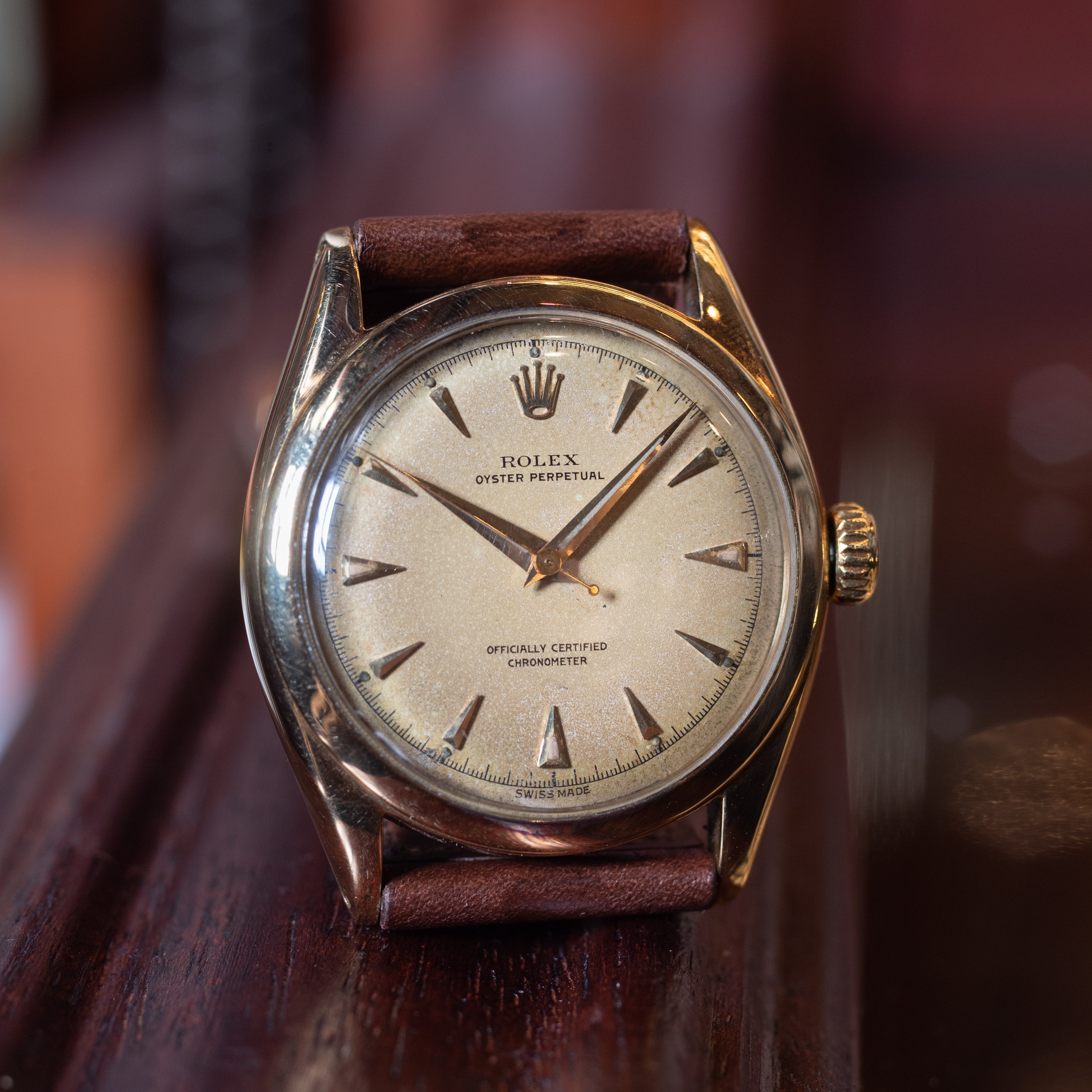 ロレックス セミバブルバック18KYG 1950年代