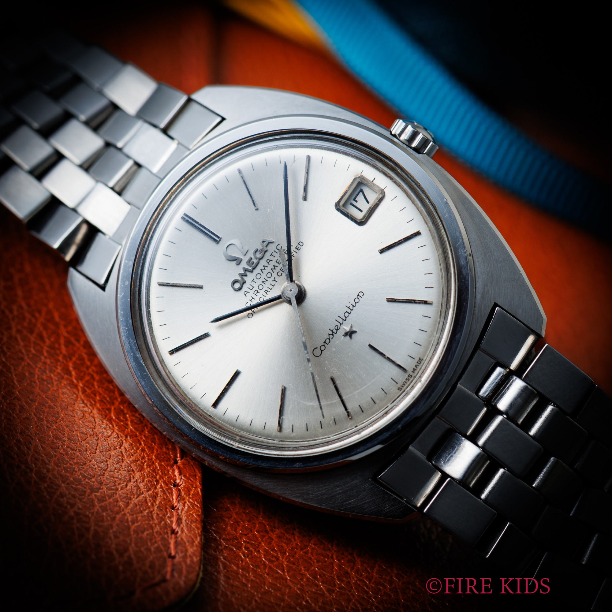 オメガ コンステレーション 1966年製 ジェラルド・ジェンタデザイン クロノメーター自動巻 純正ブレス