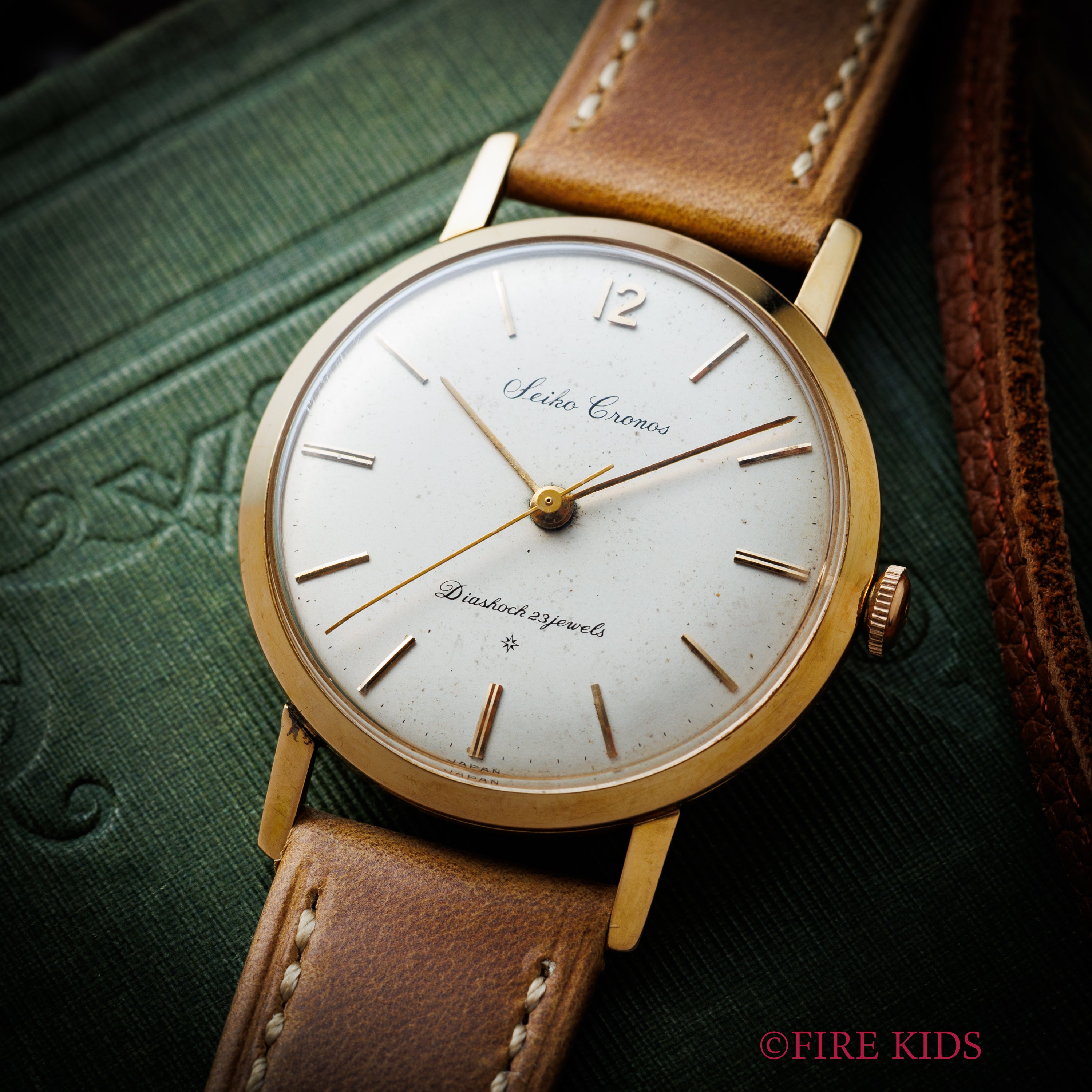 セイコー クロノス 1959年製 18金無垢ケース ダイヤル SD Ref.J14034