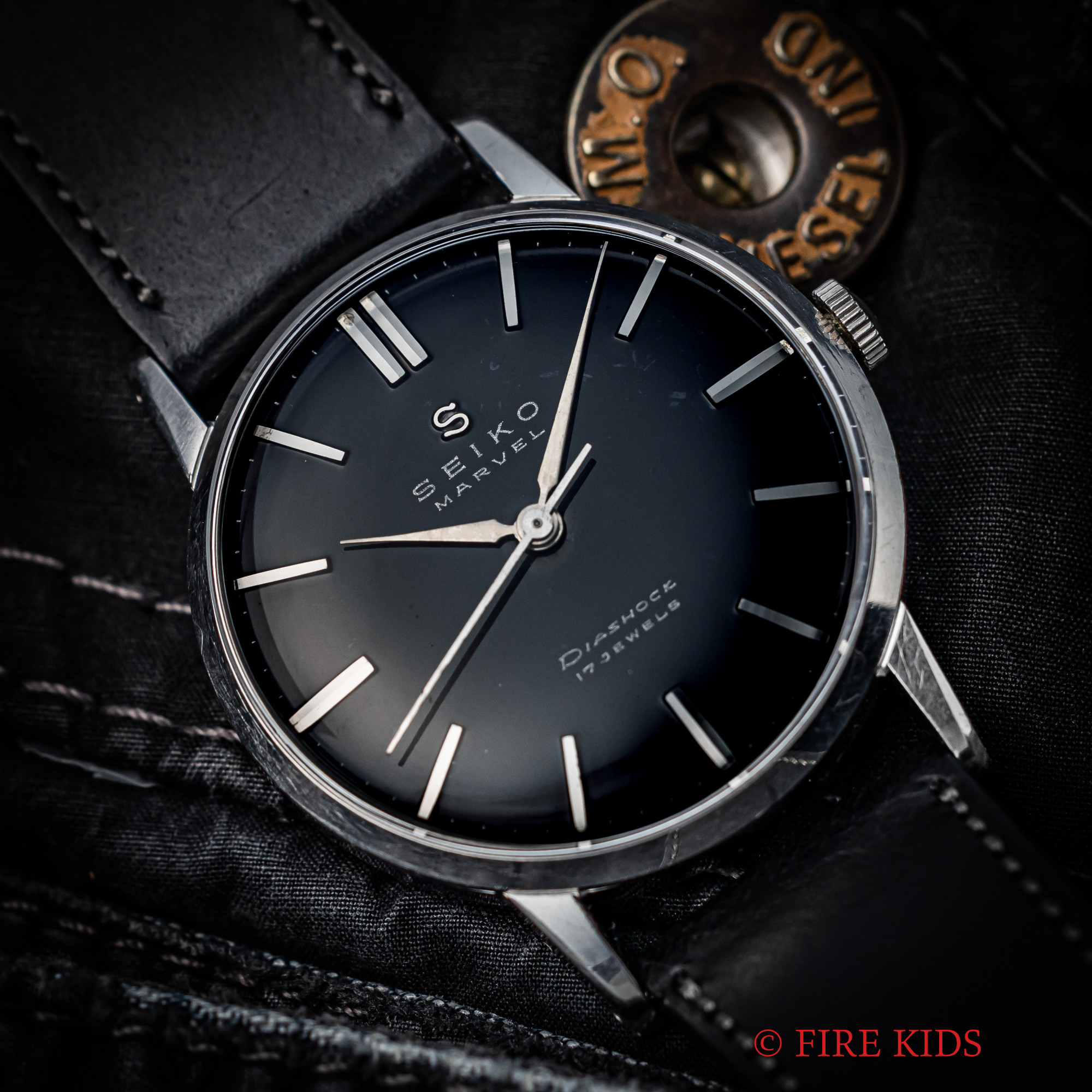 セイコー マーベル 17石 ブラック Ref.J14034 1958年製